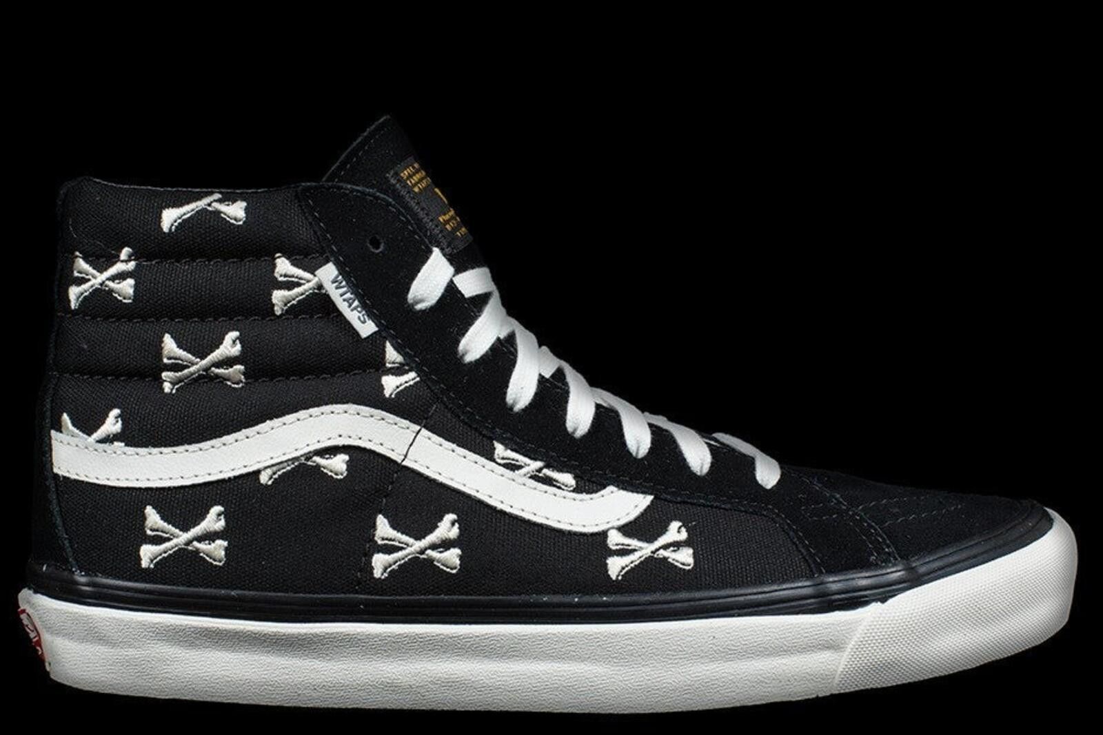 Vans Vans Vault WTAPS OG Sk8-Hi LX Bones Black US6 Size US 6 / EU 39 - 1 Thumbnail