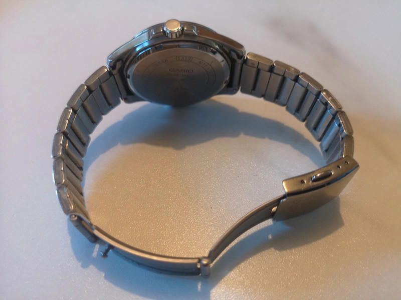 Casio Casio black dial stainless steel bracelet watch Size ONE SIZE - 5 Thumbnail