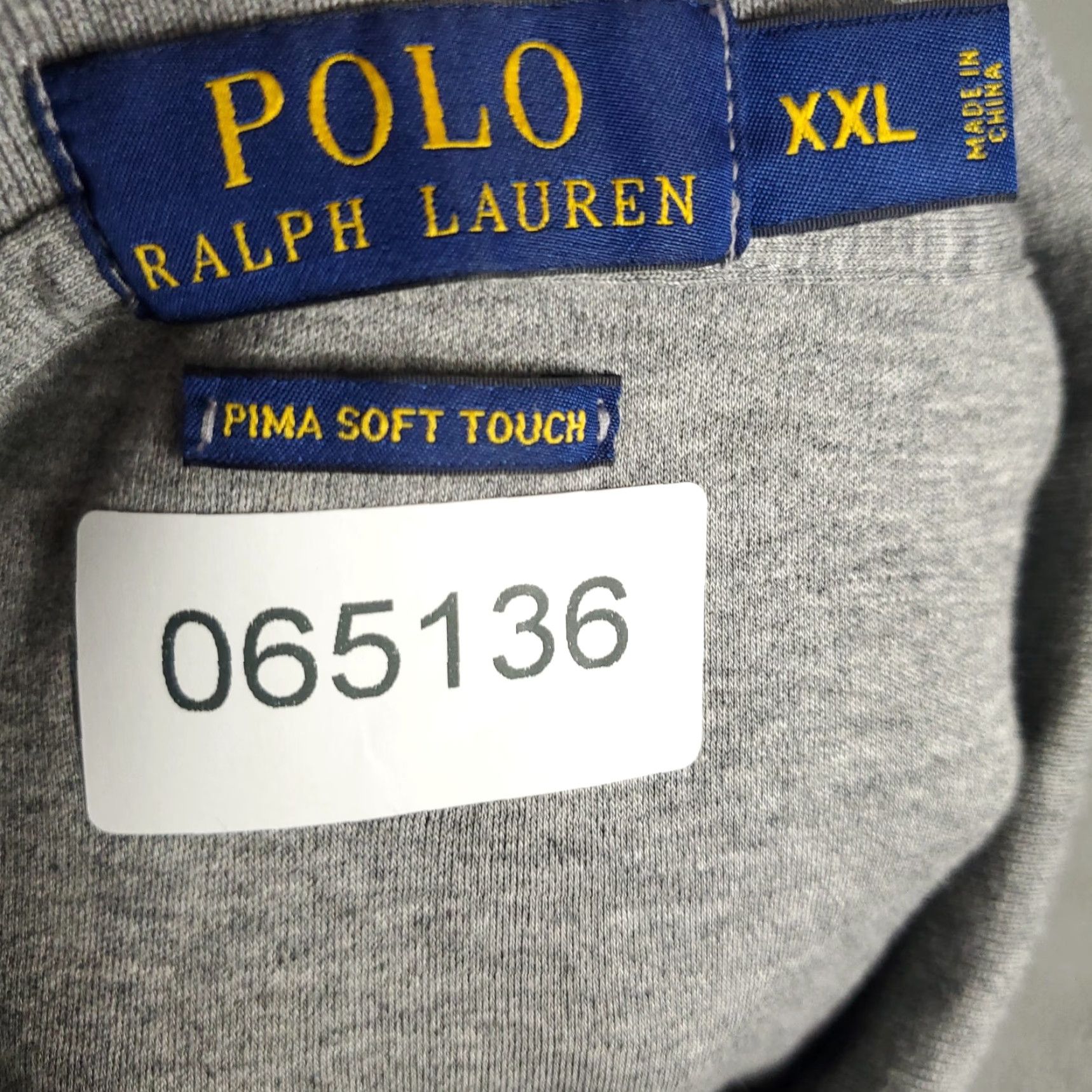 Ralph Lauren Ralph Lauren Polo Shirt Mens 2XL Gray Pima Soft Touch Pony Short Sleeve Size US XXL / EU 58 / 5 - 7 Thumbnail