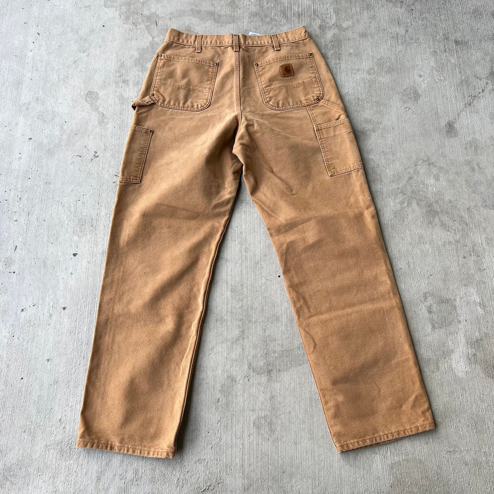 Carhartt × Vintage Carhartt brown double knee work wear carpenter pants Size US 31 - 5 Thumbnail