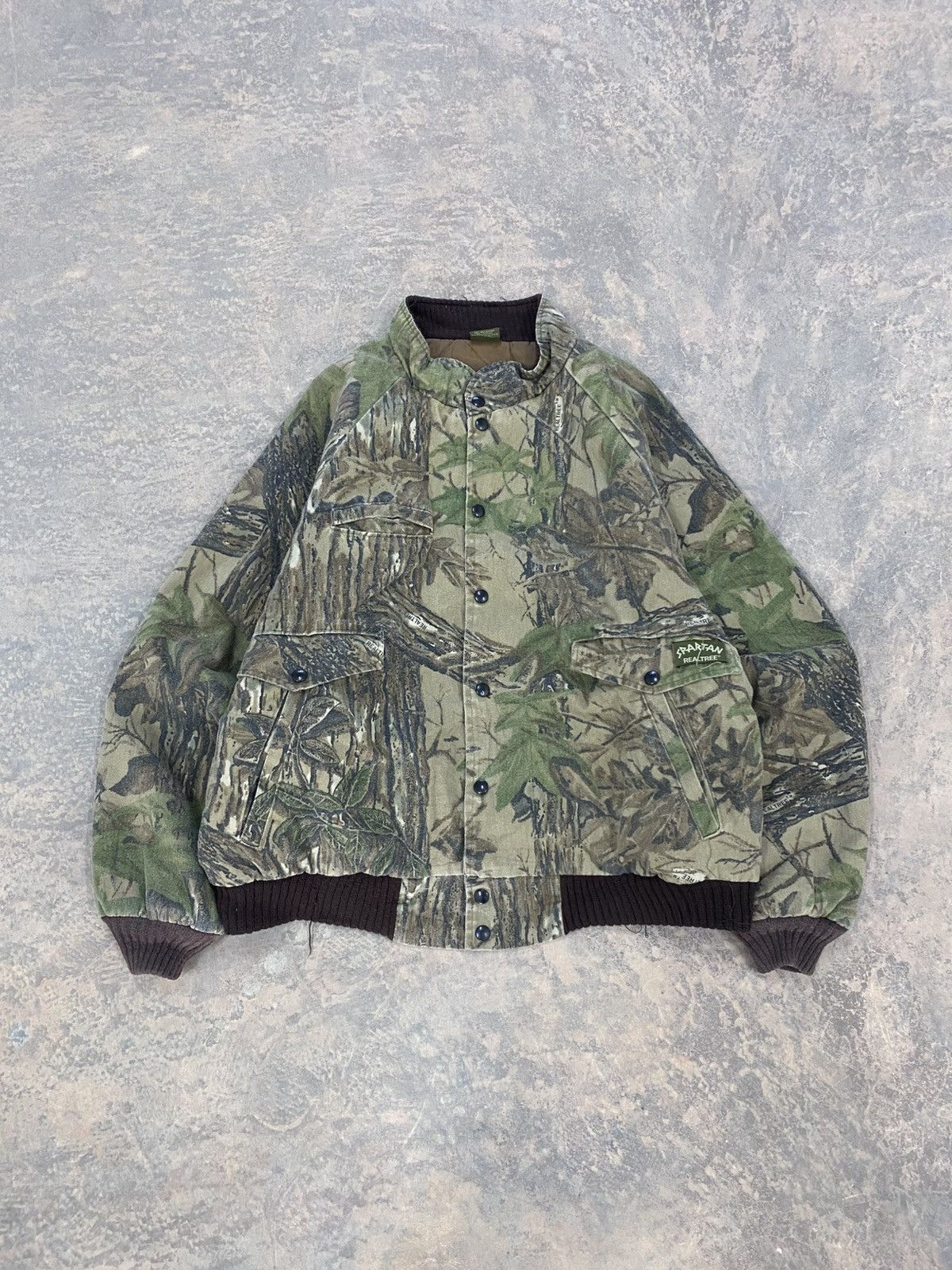 Spartan Realtree Hunting Jacket 90s Camo Lgb Military