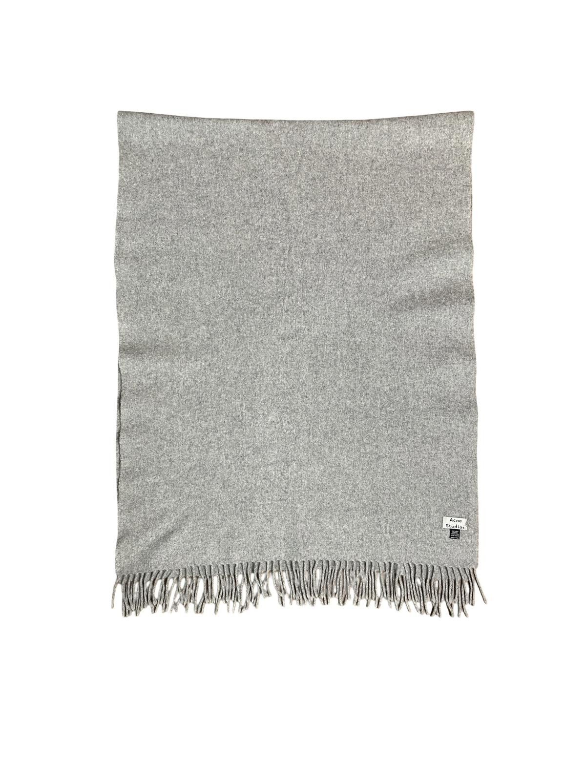 Acne Studios Acne Studios Virgin Wool Oversized Scarf Grey Made Italy Size ONE SIZE - 4 Thumbnail