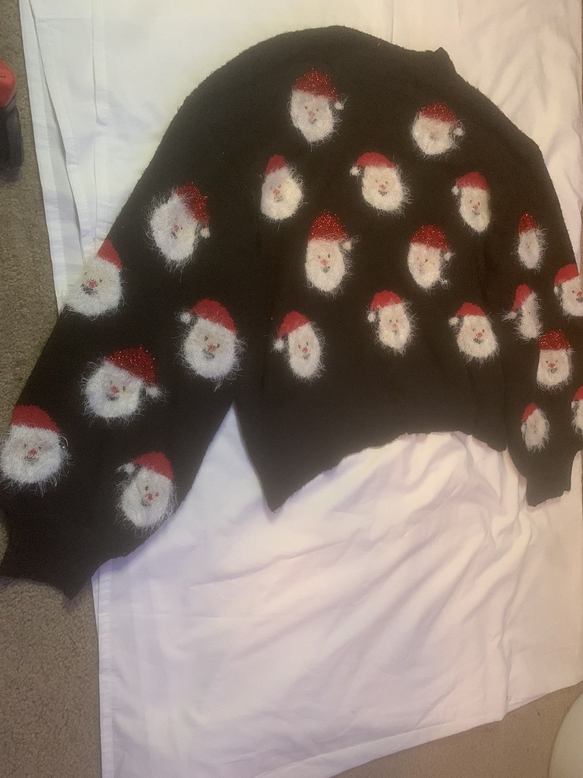 Other Black Santa clause sweater Size US M / EU 48-50 / 2 - 3 Thumbnail