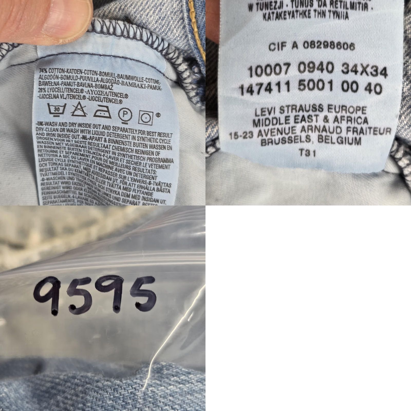 Levi's Vintage Levi'S Engineered Jeans Mens Blue Regular Straight Twisted Fits 32x32 Size US 32 / EU 48 - 10 Thumbnail