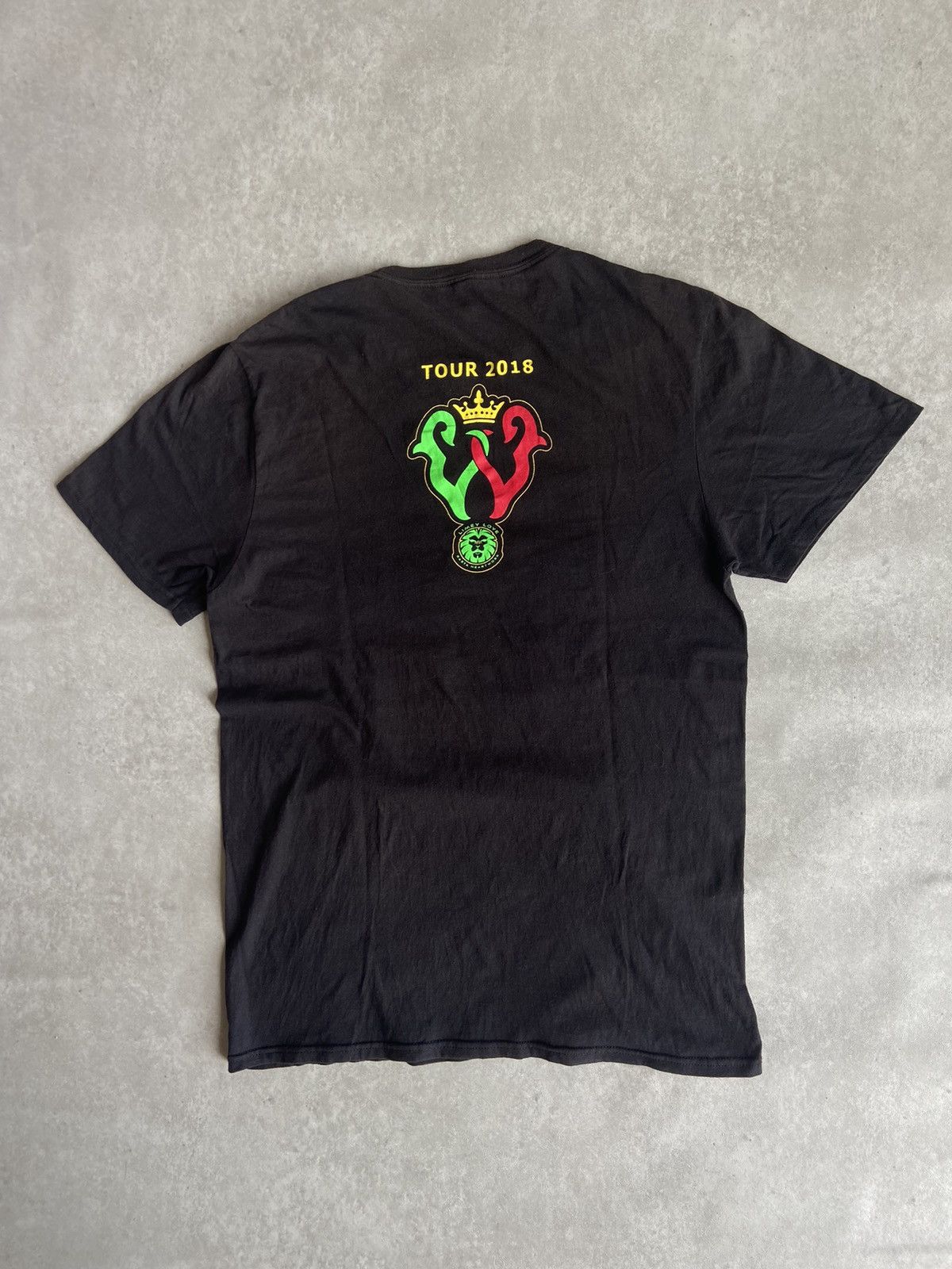 Bob Marley × Vintage RARE The Wailers Concert Tee Tour 2018 Size US M / EU 48-50 / 2 - 6 Thumbnail