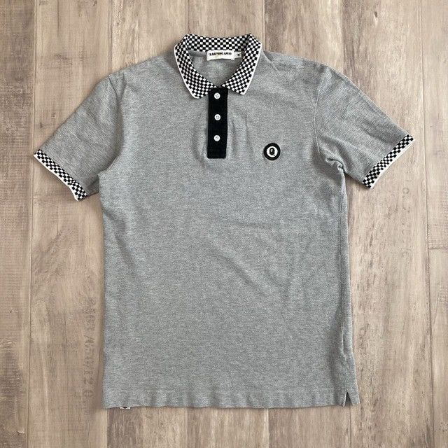 Bape BAPE APE HEAD flag check polo shirt a bathing ape NIGO Size US M / EU 48-50 / 2 - 2 Thumbnail