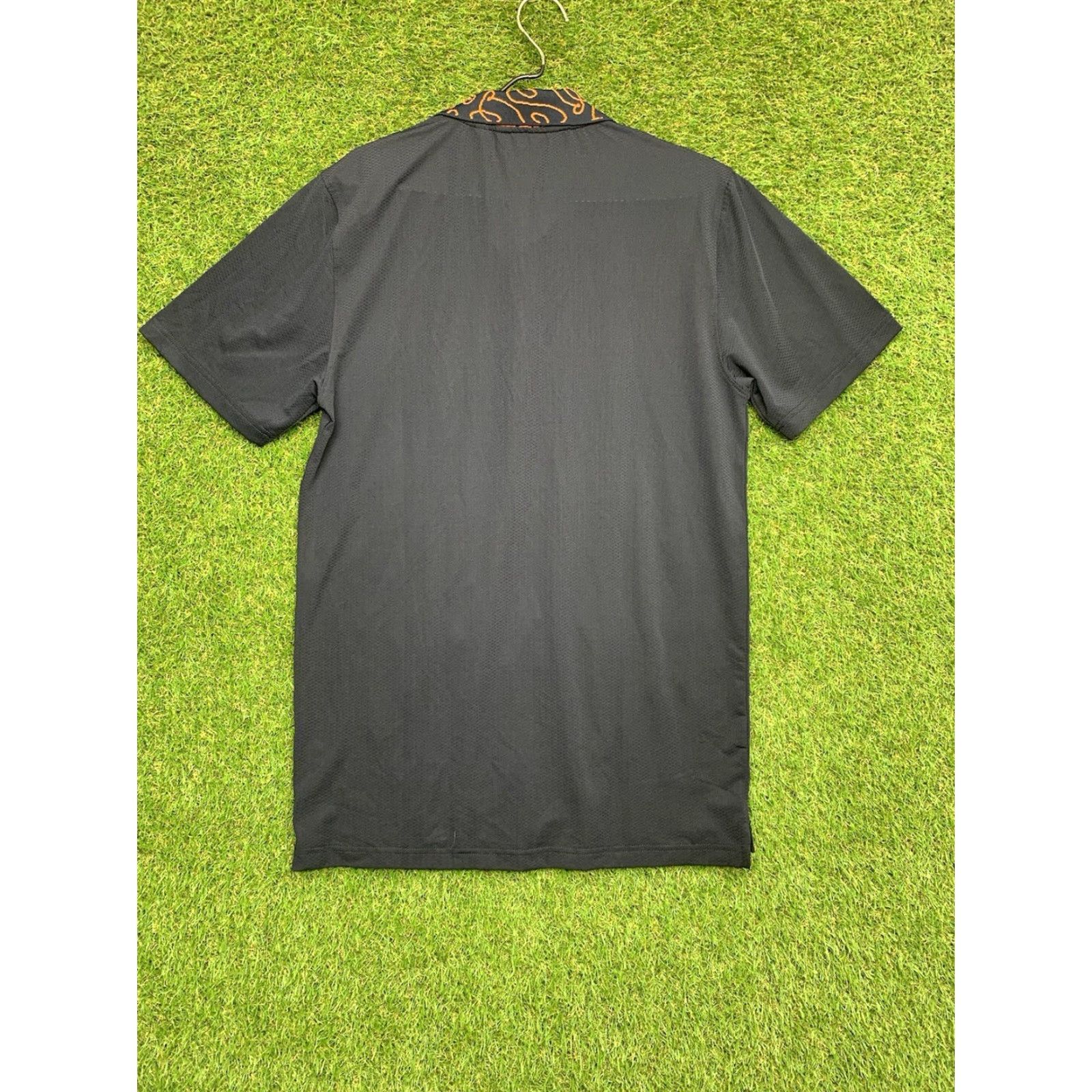 Vintage American Tall Shirt Mens M Blue Cotton Polyester Short Sleeve Collared Polo T-Shirt Regular Outdoor Casual 2000s Y2K Embroidered Prime Size US M / EU 48-50 / 2 - 2 Thumbnail