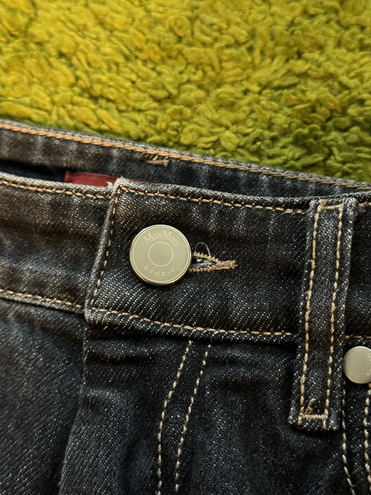 Designer × Max Mara × Weekend Max Mara Max Mara Studio straight fit jeans denim Size 25" / US 0 / IT 36 - 4 Thumbnail