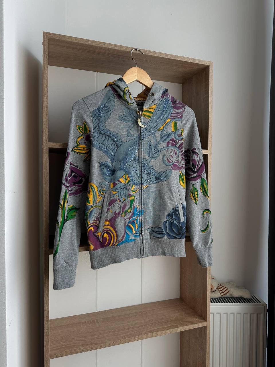 Christian Audigier × Ed Hardy × Vintage Vintage Ed Hardy Christian Audigier Style Hoodie Size S / US 4 / IT 40 - 6 Thumbnail