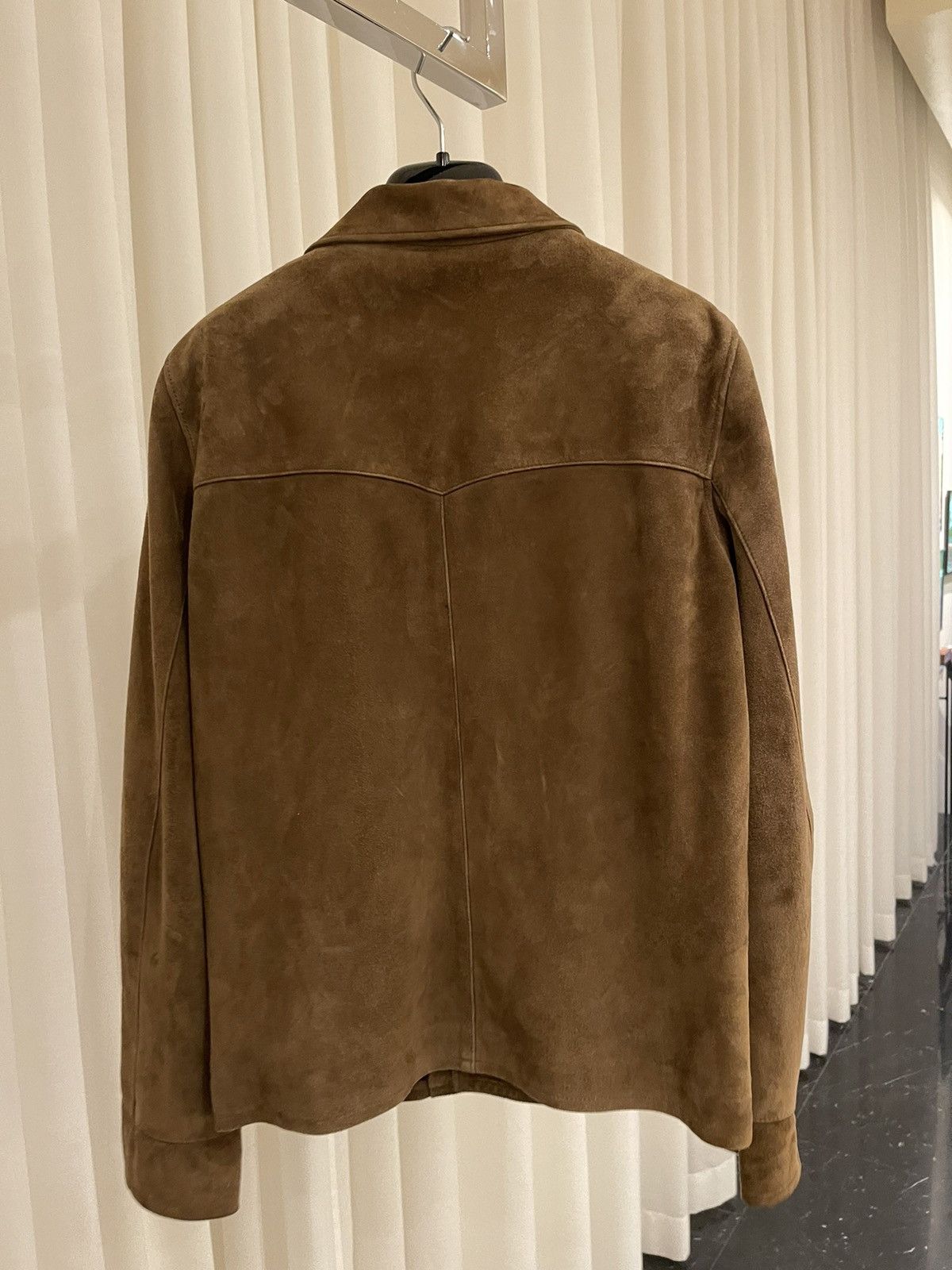 【送料無料/新品】 Hedi Slimane × Saint Laurent Paris suede goat leather jacket トップス