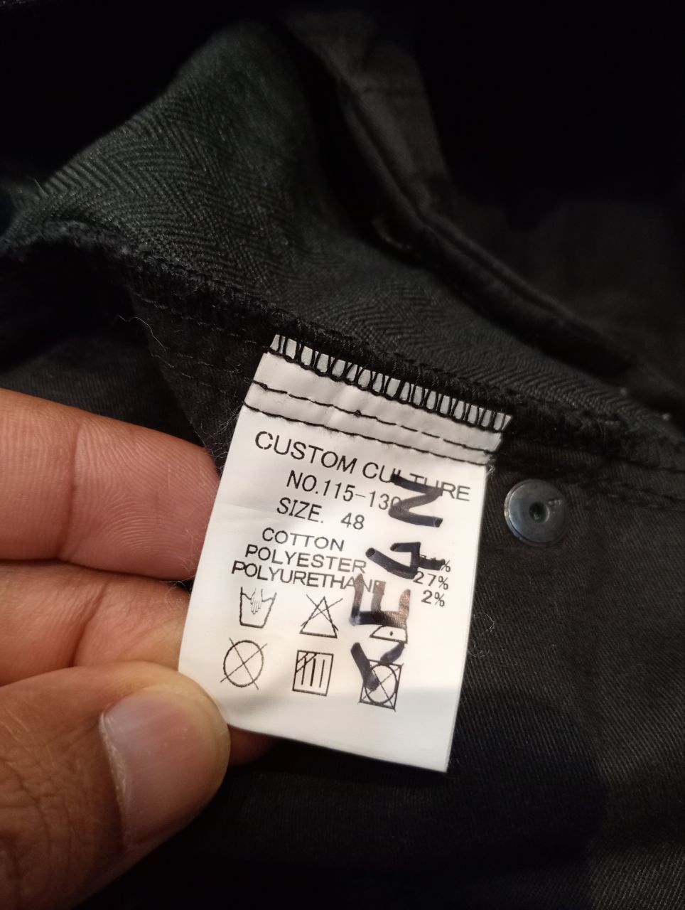 Japanese Brand CUSTOM CULTURE JAPAN BLACK ZIPPER PANTS Size US 32 / EU 48 - 7 Thumbnail