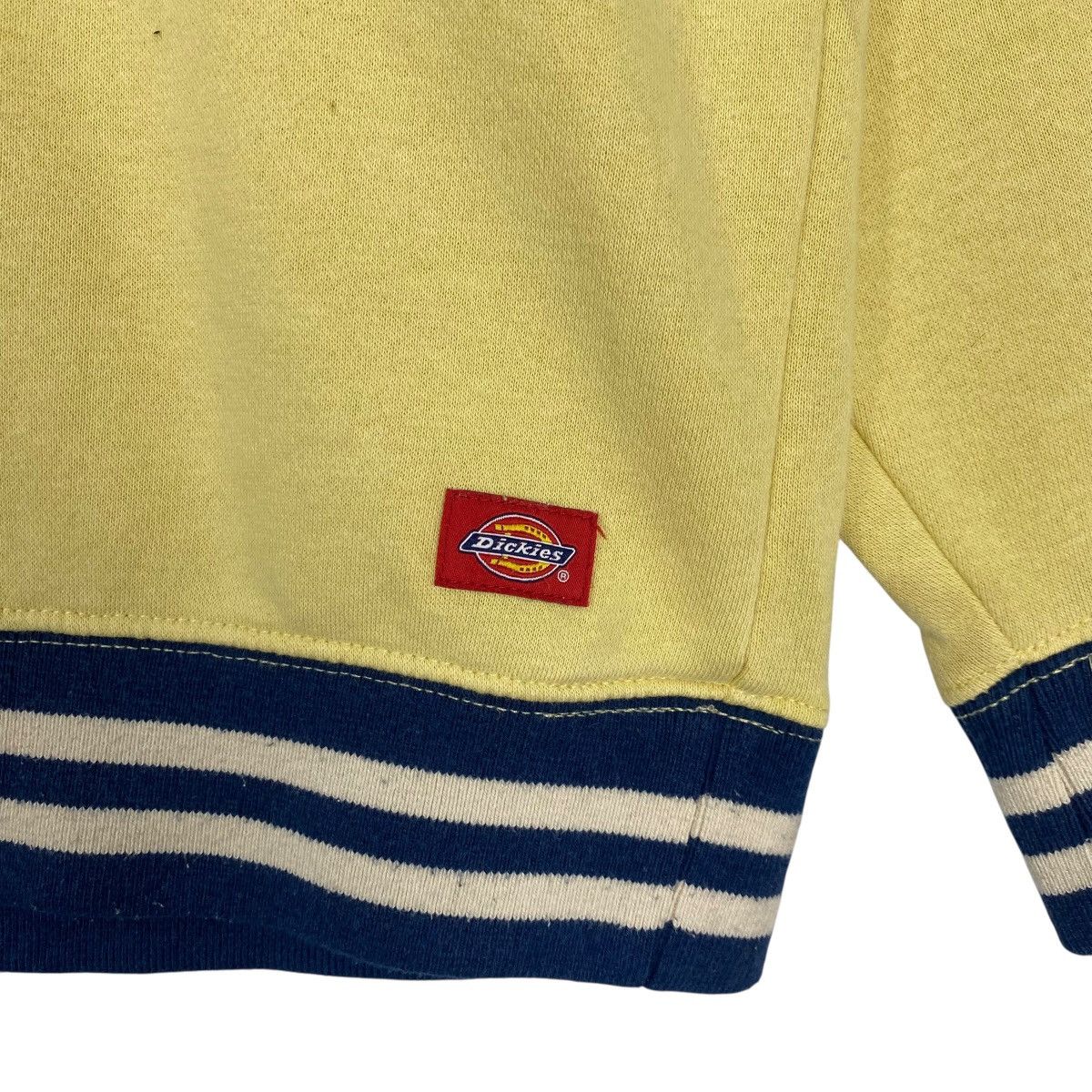 Vintage Vintage Dickies Sweatshirt Crewneck Ringer Yellow Small Size US L / EU 52-54 / 3 - 5 Thumbnail
