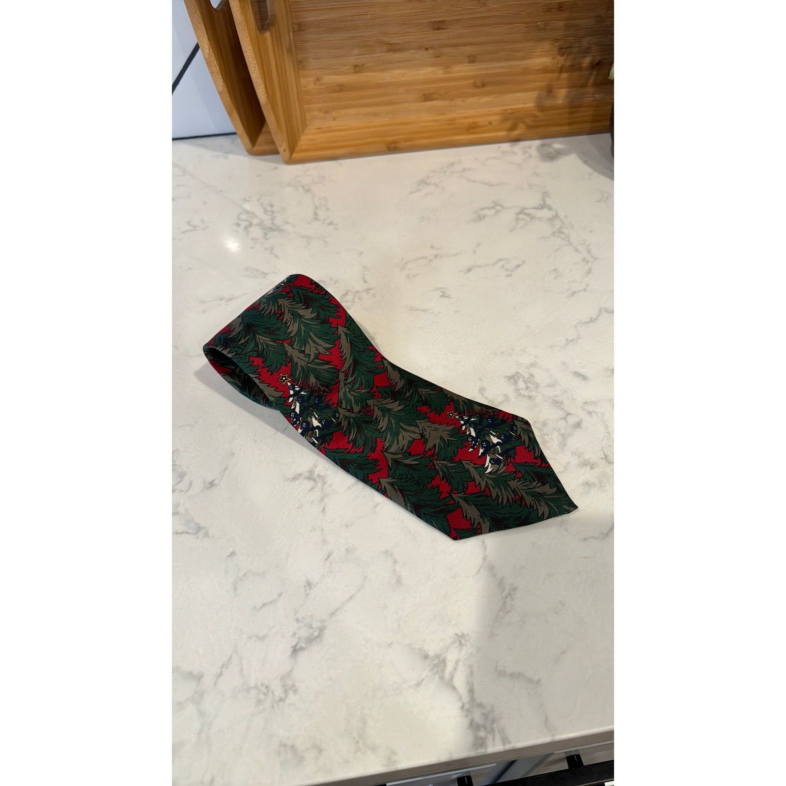 Other Vintage Wembley 100% silk necktie holiday Christmas 90s Size ONE SIZE - 3 Thumbnail