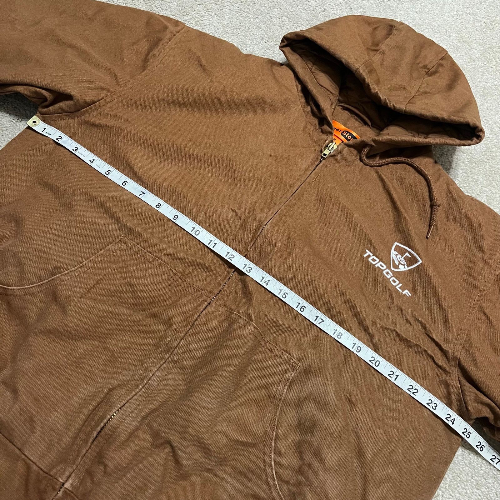 Other Corner Stone Full Zip Brown Hooded Workwear Jacket Medium Size US M / EU 48-50 / 2 - 7 Thumbnail