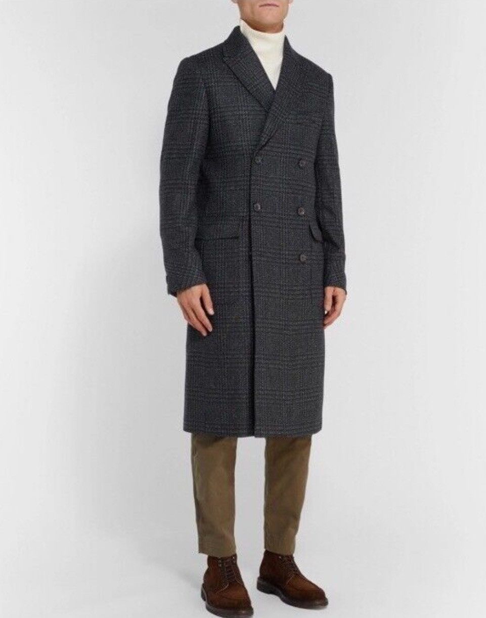 Oliver Spencer Oliver Spencer Double Breasted Top Over Coat 100% Lambswool Size US L / EU 52-54 / 3 - 5 Thumbnail