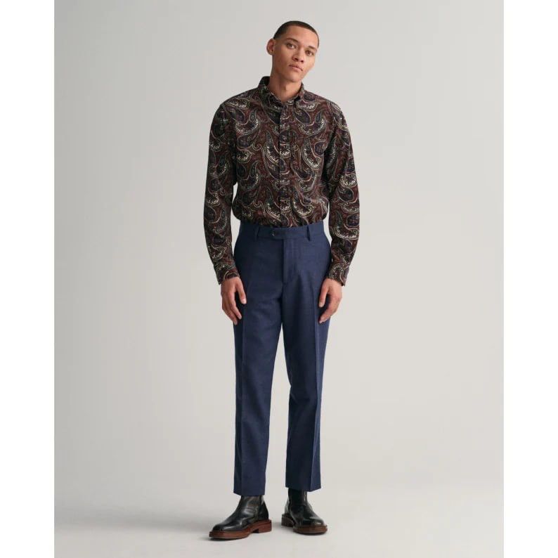 Gant Gant Paisley Corduroy Button Shirt Plumped Vintage RRL Style Size US XL / EU 56 / 4 - 1 Thumbnail