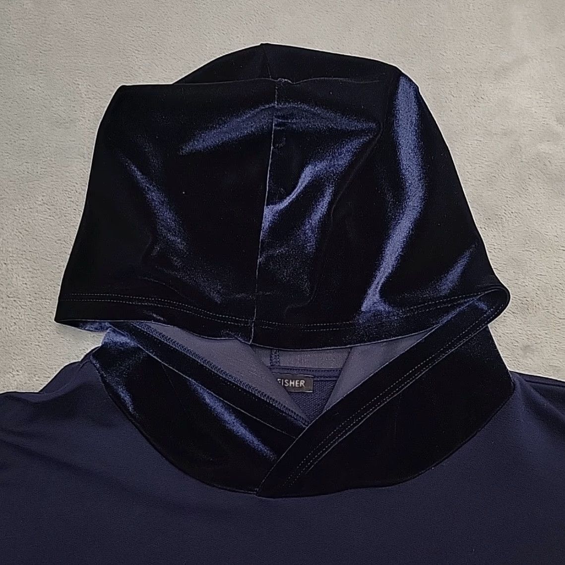 Eileen Fisher Eileen Fisher Hoodie Womens M Navy Tencel Stretch Athleisure Luxe Comfort USA Size M / US 6-8 / IT 42-44 - 6 Thumbnail