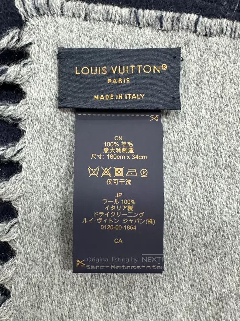 Louis Vuitton Louis Vuitton Gray-blue double-sided full-printed logo tas Size ONE SIZE - 4 Thumbnail
