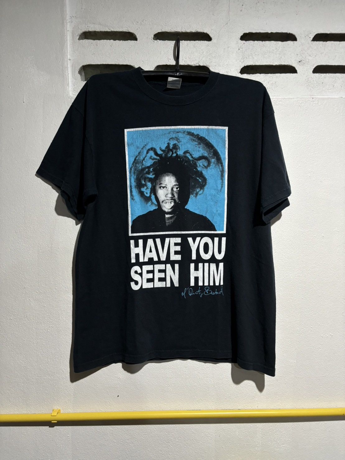 image of Rap Tees x Tee Shirt 00S Ol' Dirty Bastard Have You Seen Him in Black, Men's (Size Large)