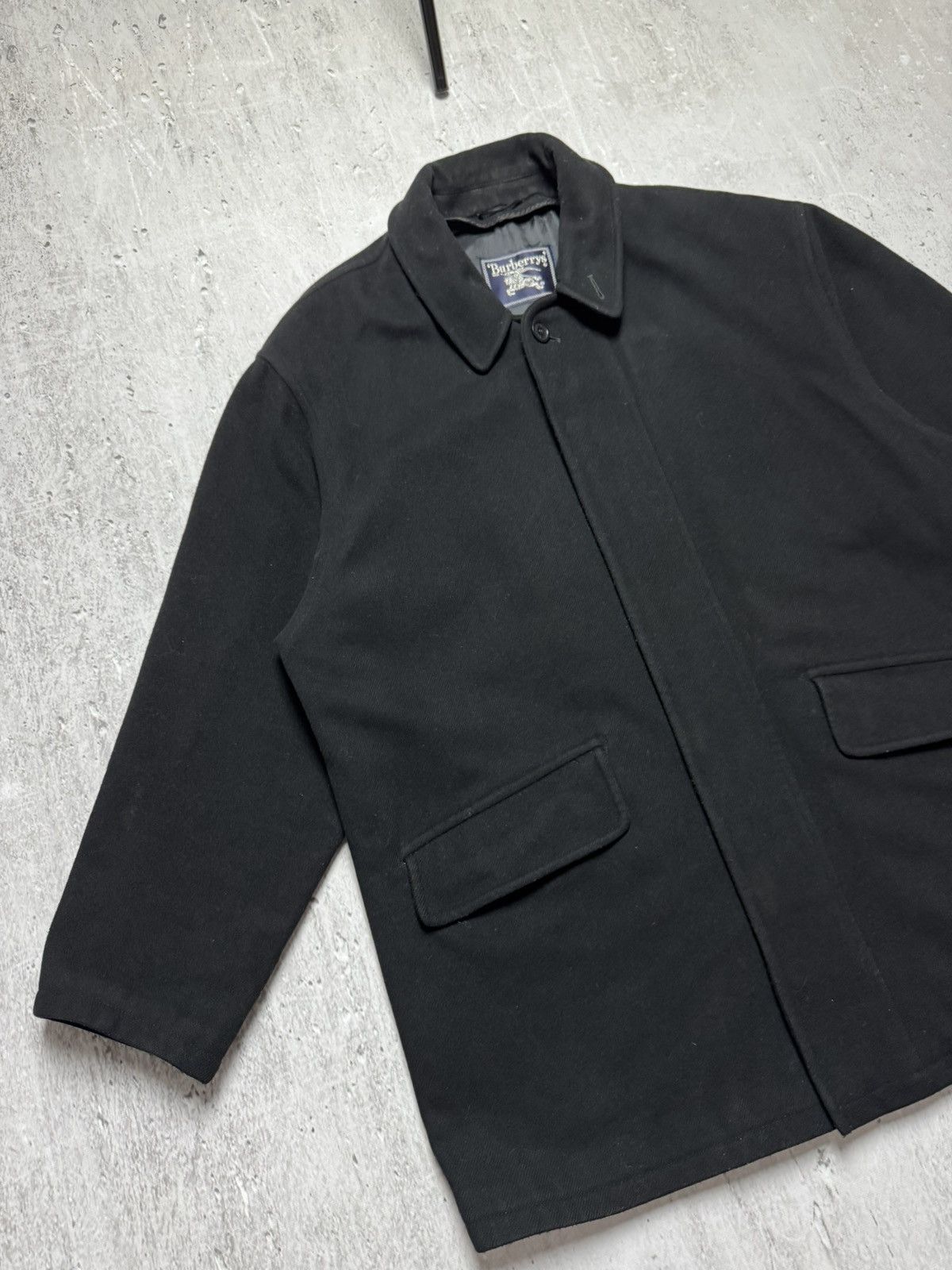 Burberry Burberrys Vintage Wool Cashmere Luxury Old Money Coat Size US L / EU 52-54 / 3 - 2 Thumbnail
