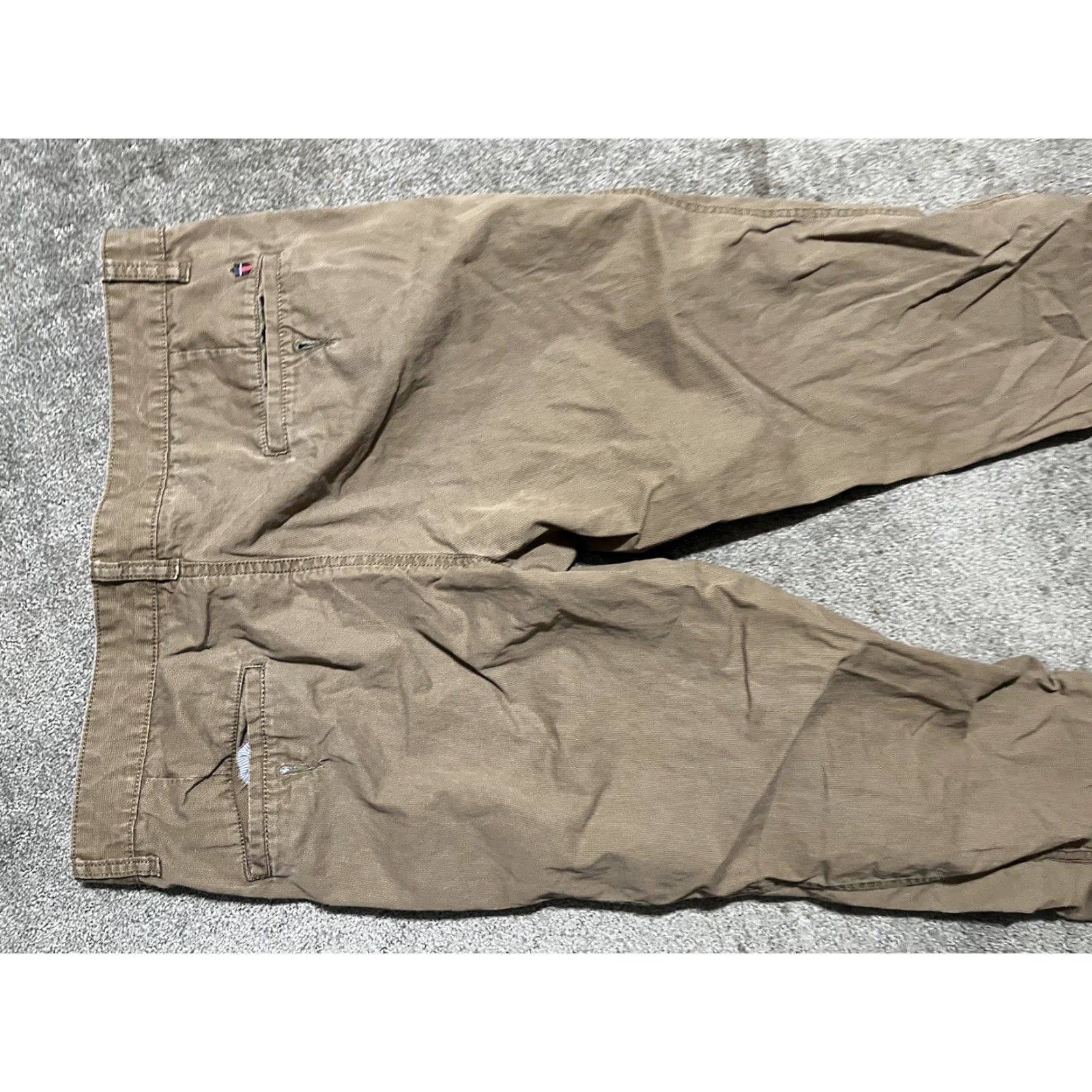 Vintage Louis Philippe Mens Pants Chino Khakis Size 34 Brown Regular 34 Inseam 30 Size US 34 / EU 50 - 4 Thumbnail