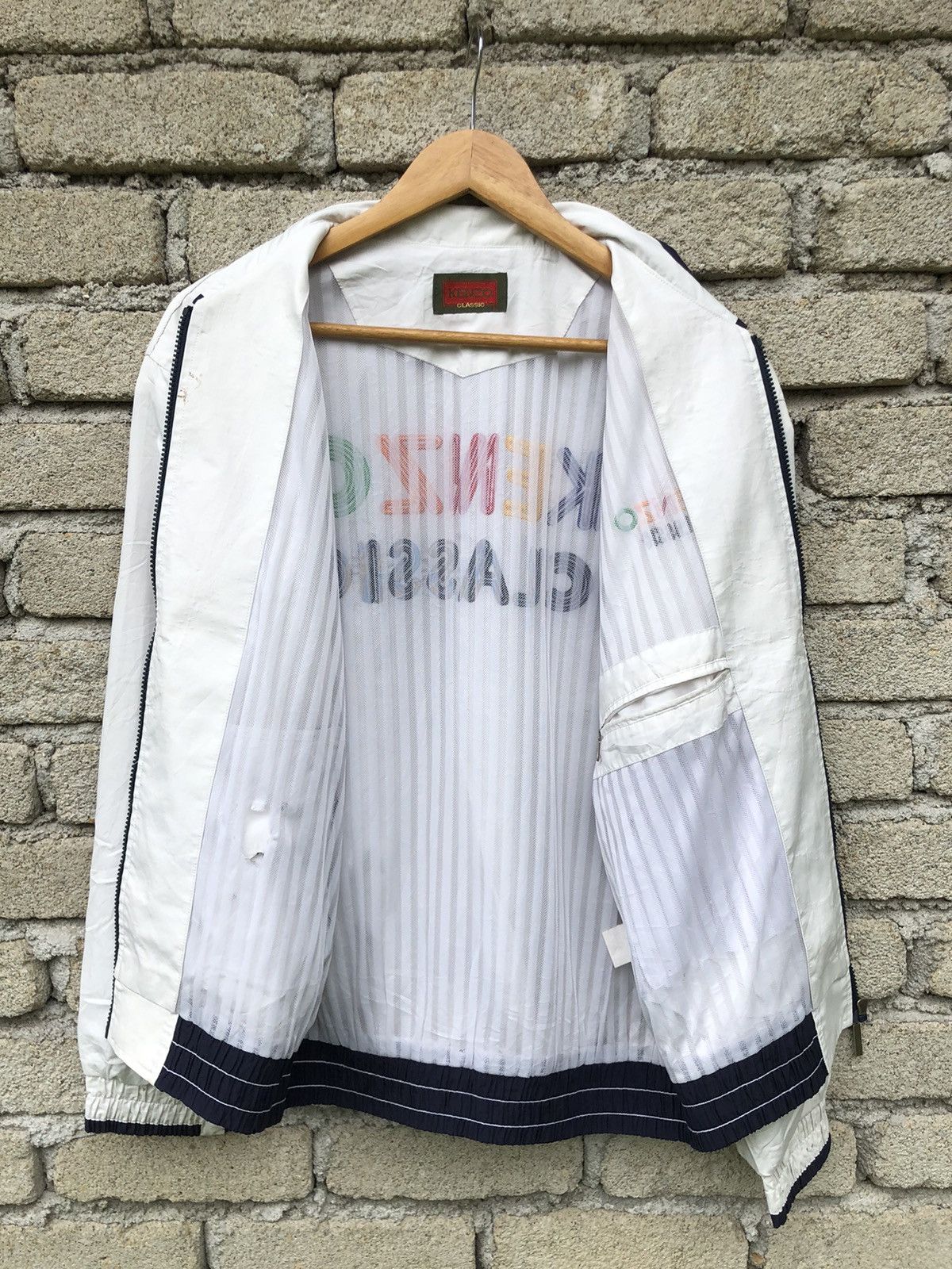 Kenzo Vintage KENZO Classic Spellout Backhit Fullzipper Jacket Size US XL / EU 56 / 4 - 15 Thumbnail