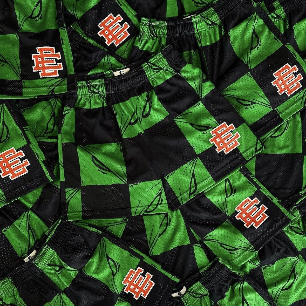 Eric Emanuel Eric Emanuel Matty Boy EE Shorts Green Sex Chrome Hearts Size US 32 / EU 48 - 3 Thumbnail