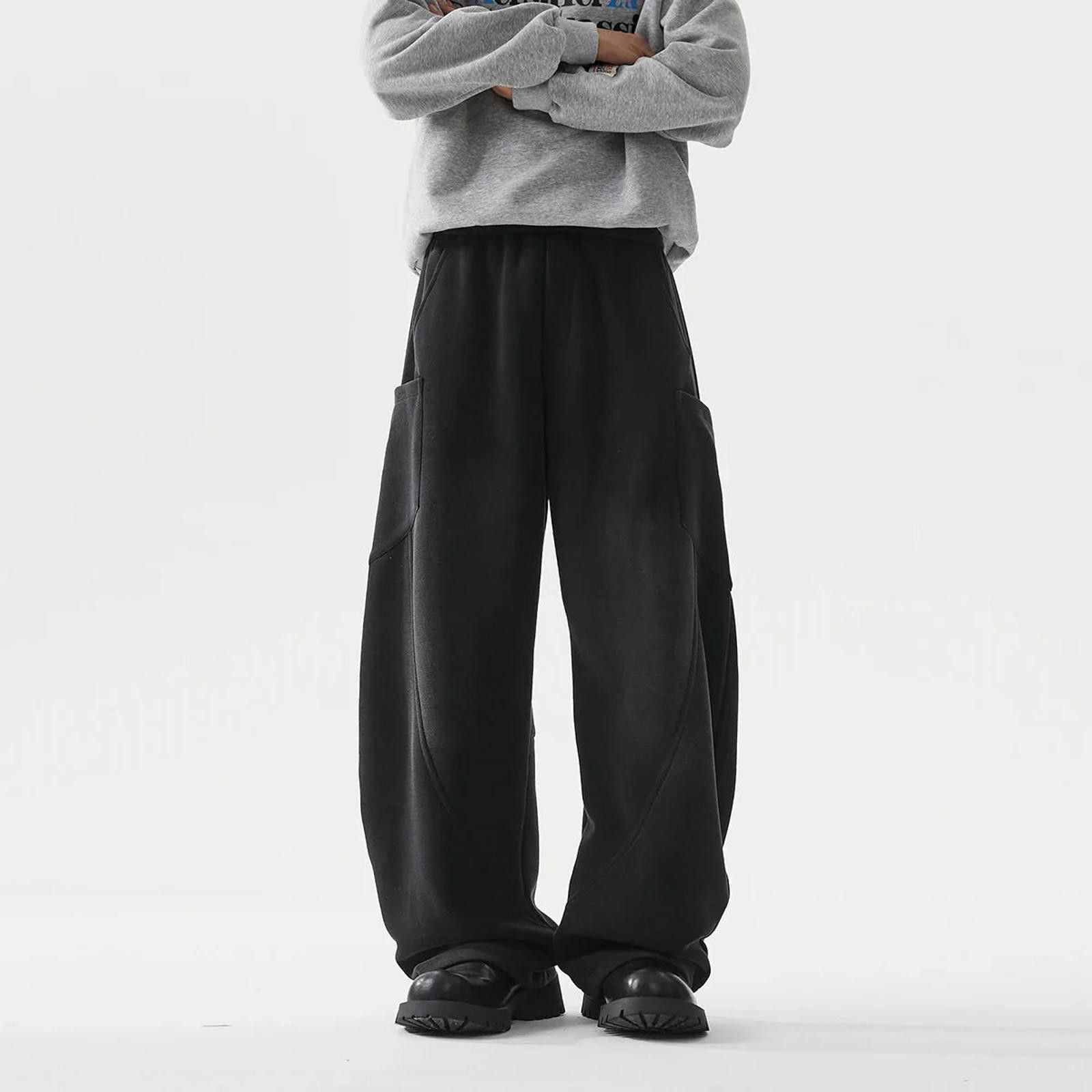 Other Cleanfit Loose Curved Leg Baggy Wide Leg Pants / Trousers Size US 32 / EU 48 - 6 Thumbnail