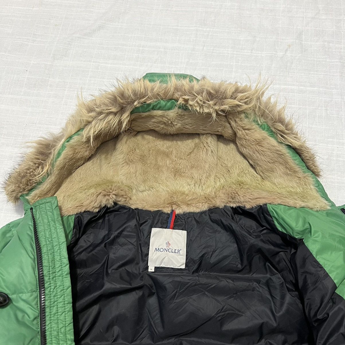Moncler × Vintage Moncler vintage bulgarie fur hooded jacket Size US XL / EU 56 / 4 - 13 Thumbnail