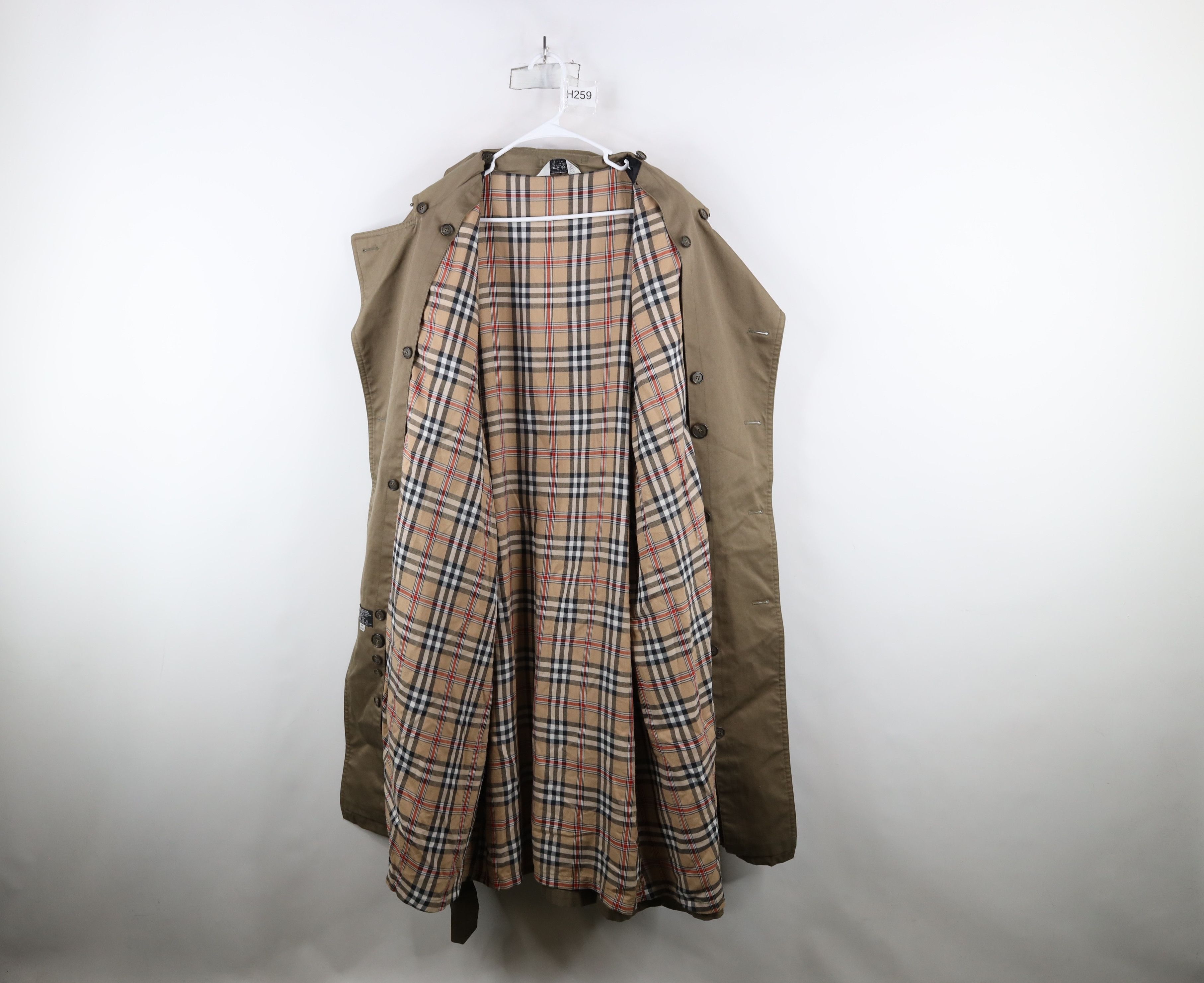 Vintage Vintage 90s Streetewar Lined Belted Trench Coat Beige Size US XXL / EU 58 / 5 - 10 Thumbnail
