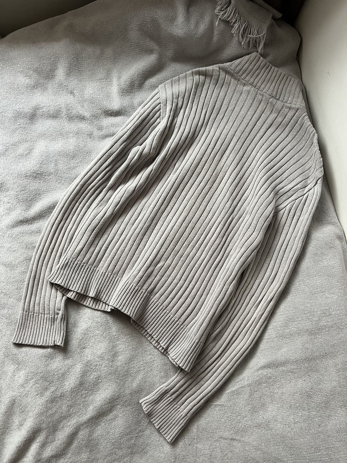 Diesel Diesel zip striped archive punk sweater avant garde y2k 90s Size US L / EU 52-54 / 3 - 7 Thumbnail