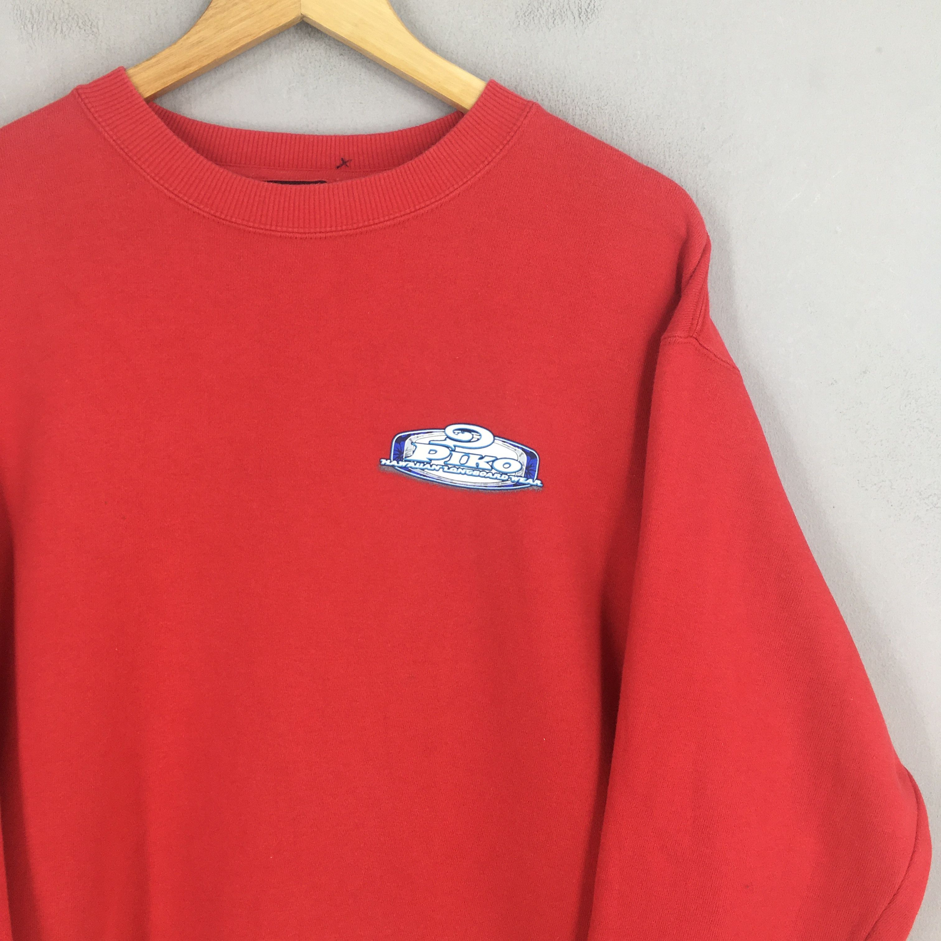 Vintage Vintage Piko Hawaiian Longboard Surfing Sweatshirt Large Size US L / EU 52-54 / 3 - 4 Thumbnail