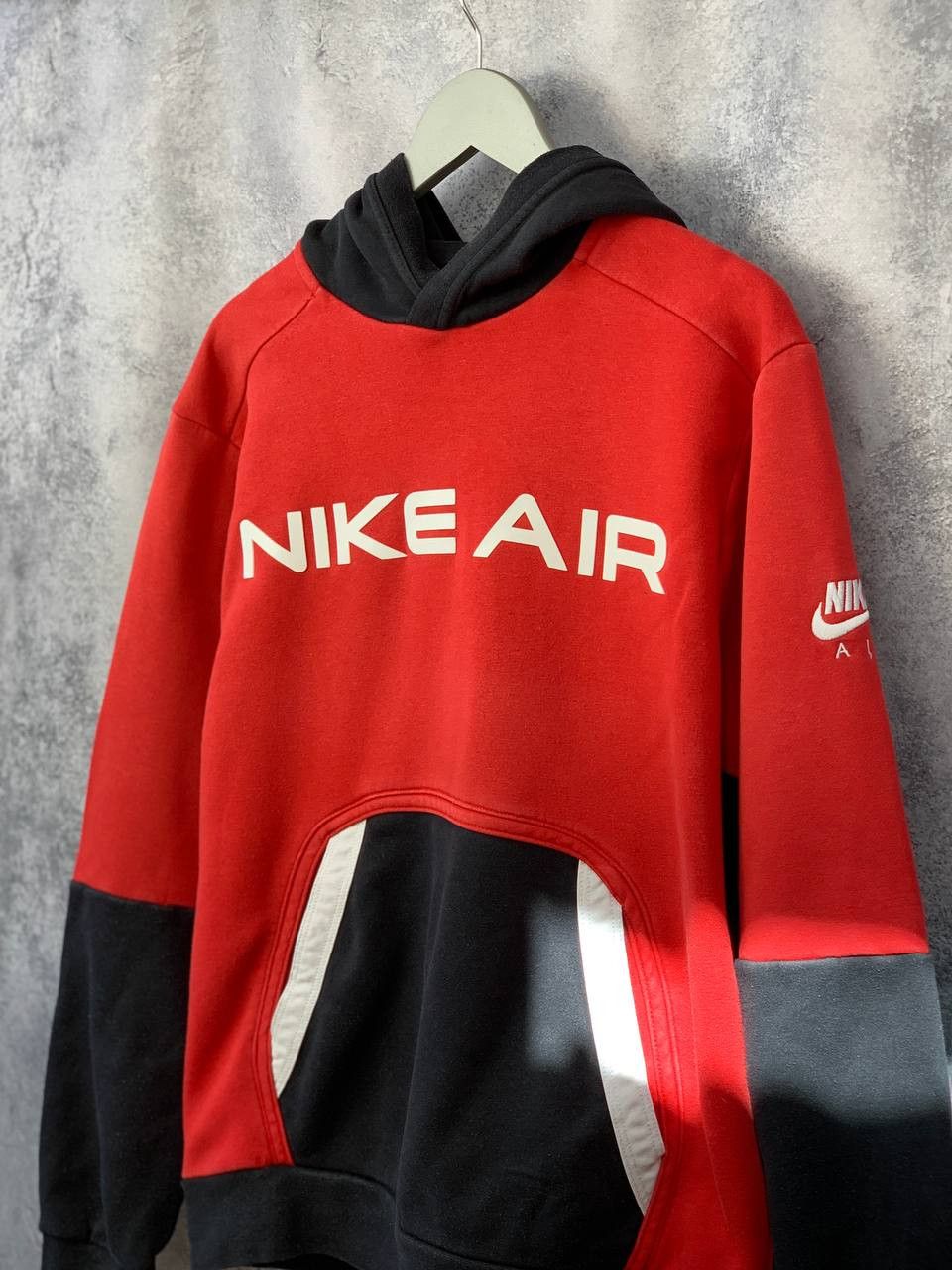 Nike Nike Nsw Air Fleece Hoodie Black/Red Size US M / EU 48-50 / 2 - 1 Thumbnail