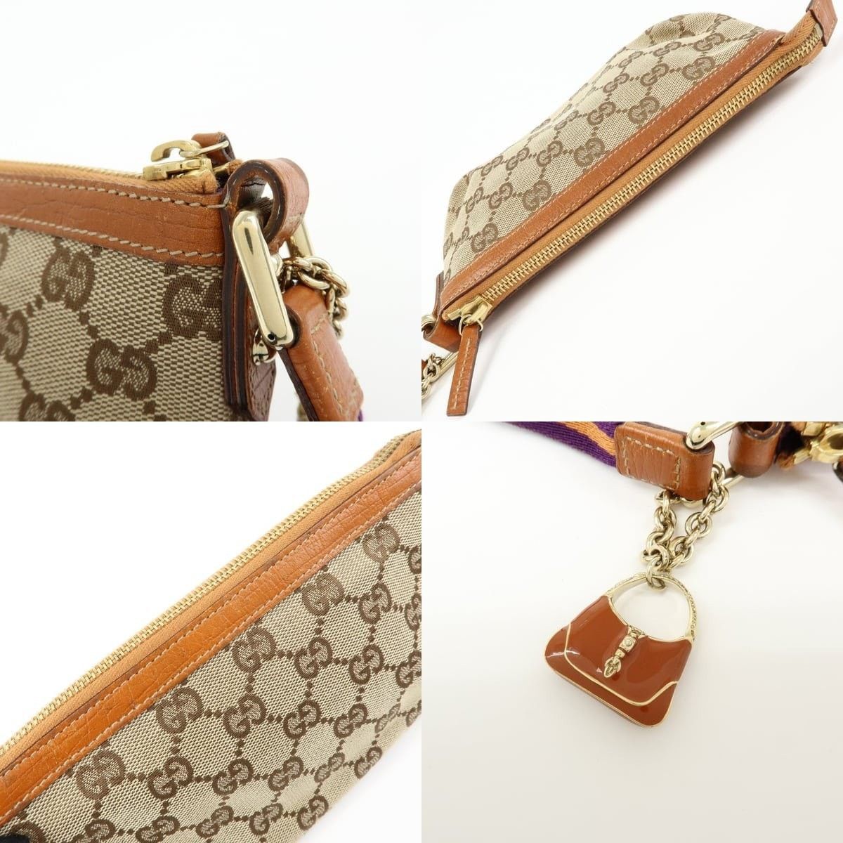 Gucci Gucci GG Canvas Pochette Beige Size ONE SIZE - 6 Thumbnail
