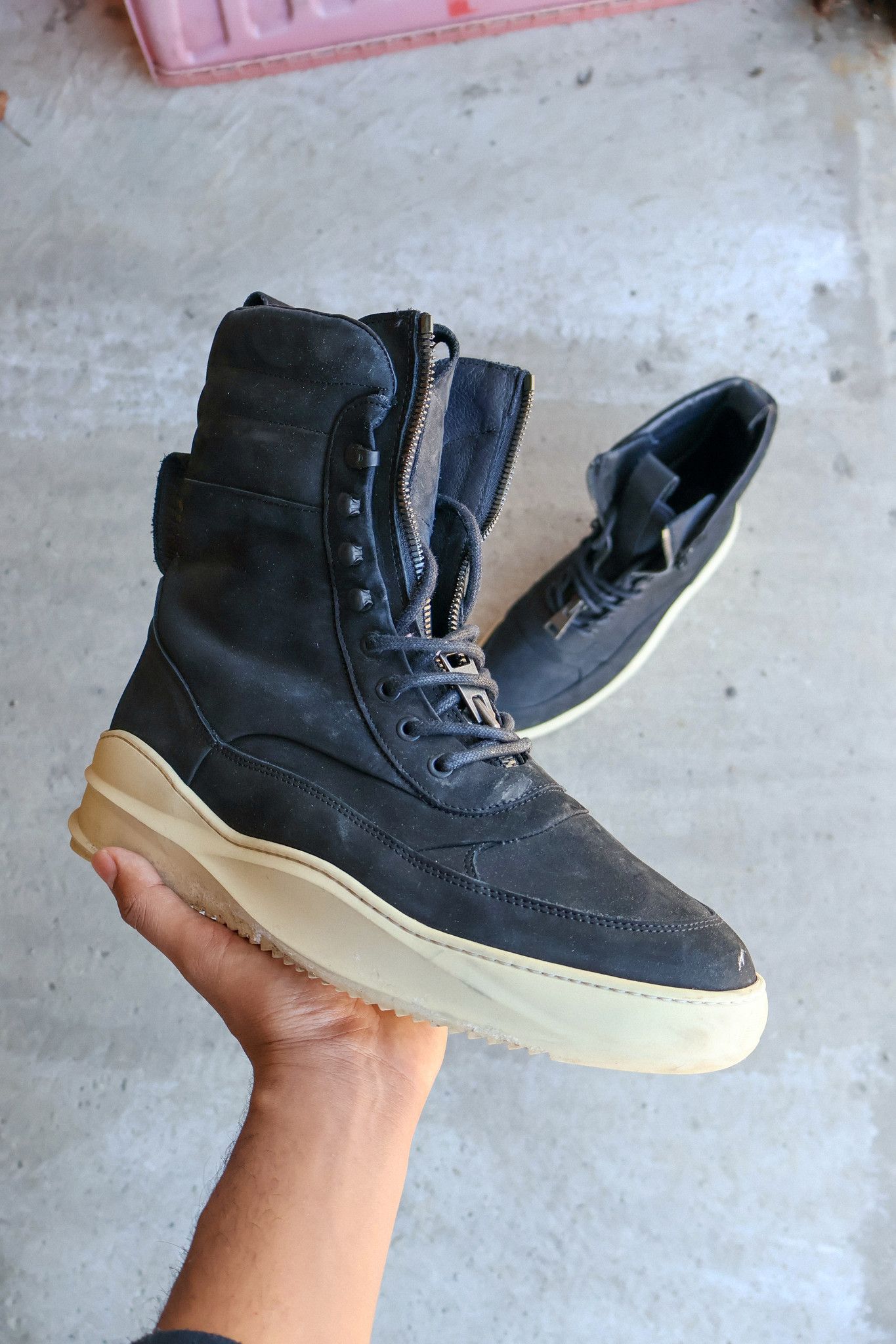 Filling Pieces Filling Pieces High Field Boot Sky Tsaatan Black Size US 12 / EU 45 - 1 Thumbnail