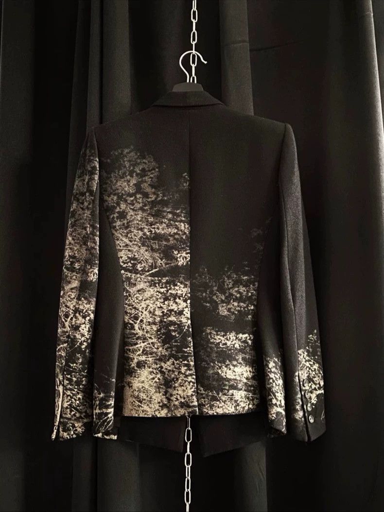 Helmut Lang HELMUT LANG size2 Splashed ink on a short jacket Size S / US 4 / IT 40 - 2 Thumbnail