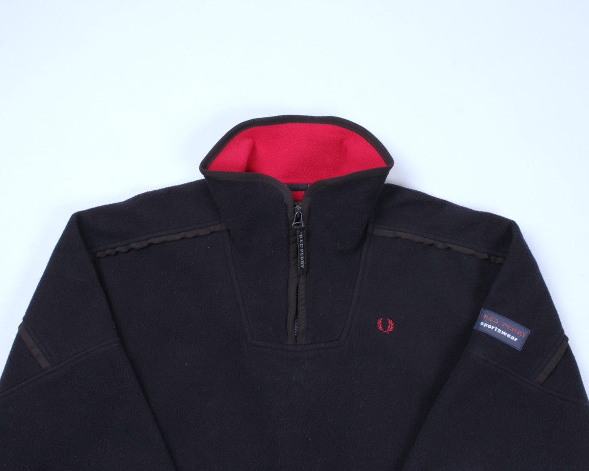 Fred Perry × Vintage FRED PERRY Sportswear Protective Vintage Fleece Jacket Size US XL / EU 56 / 4 - 3 Thumbnail