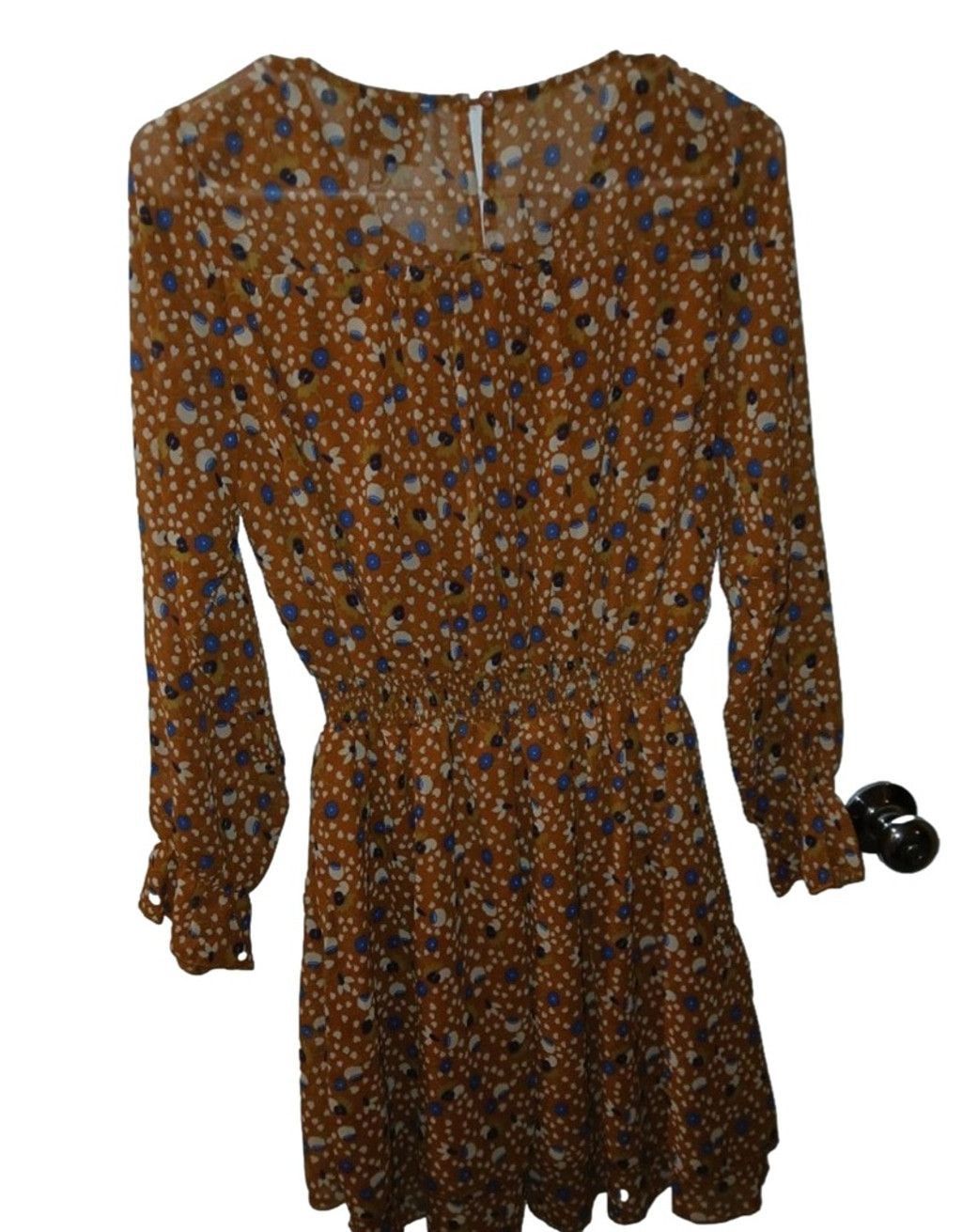 Hyden Yoo Hayden Los Angeles Floral Smocked Mini Dress Small Size S / US 4 / IT 40 - 3 Thumbnail