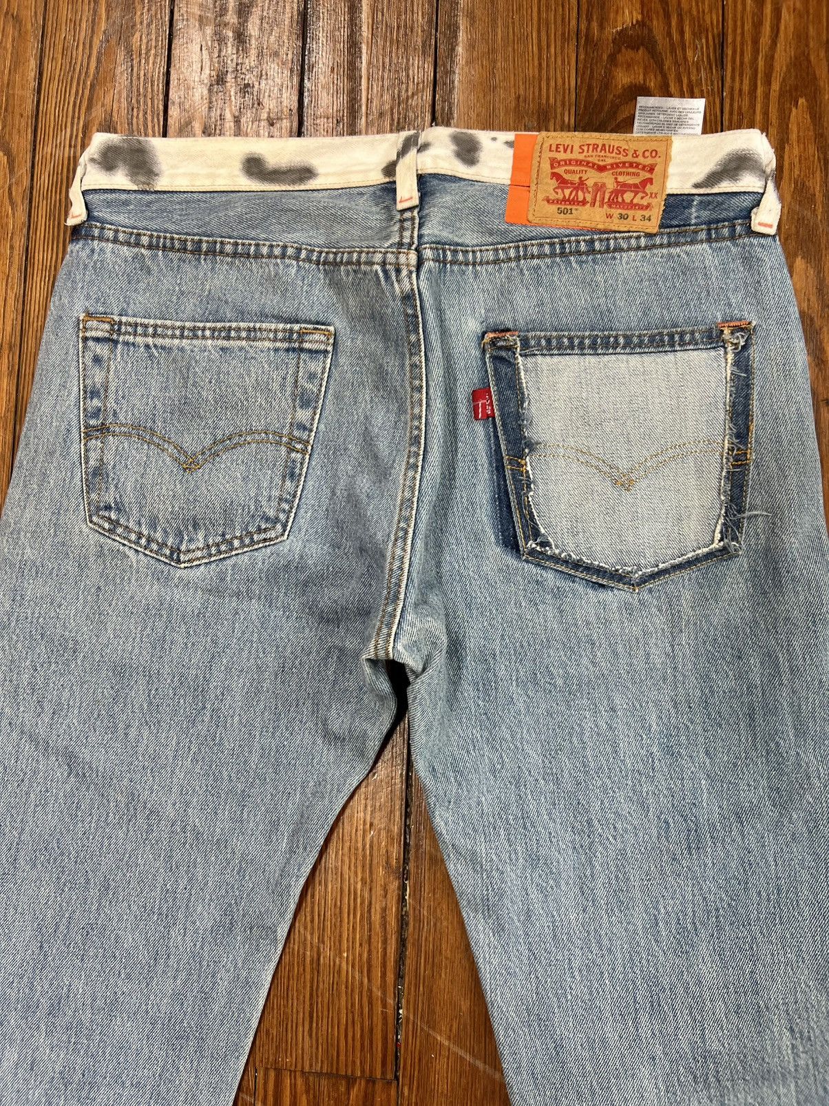 Heron Preston × Levi's Heron Preston Levi’s Jeans Size US 34 / EU 50 - 4 Thumbnail