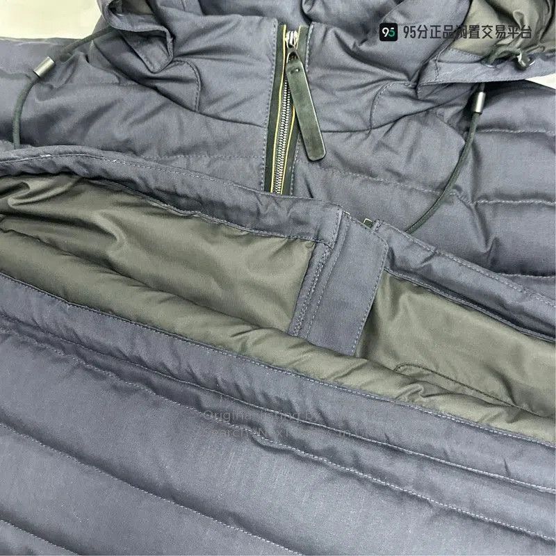 Ermenegildo Zegna Zegna FW22 Navy Quilted Hooded Down Jacket. Size US L / EU 52-54 / 3 - 3 Thumbnail