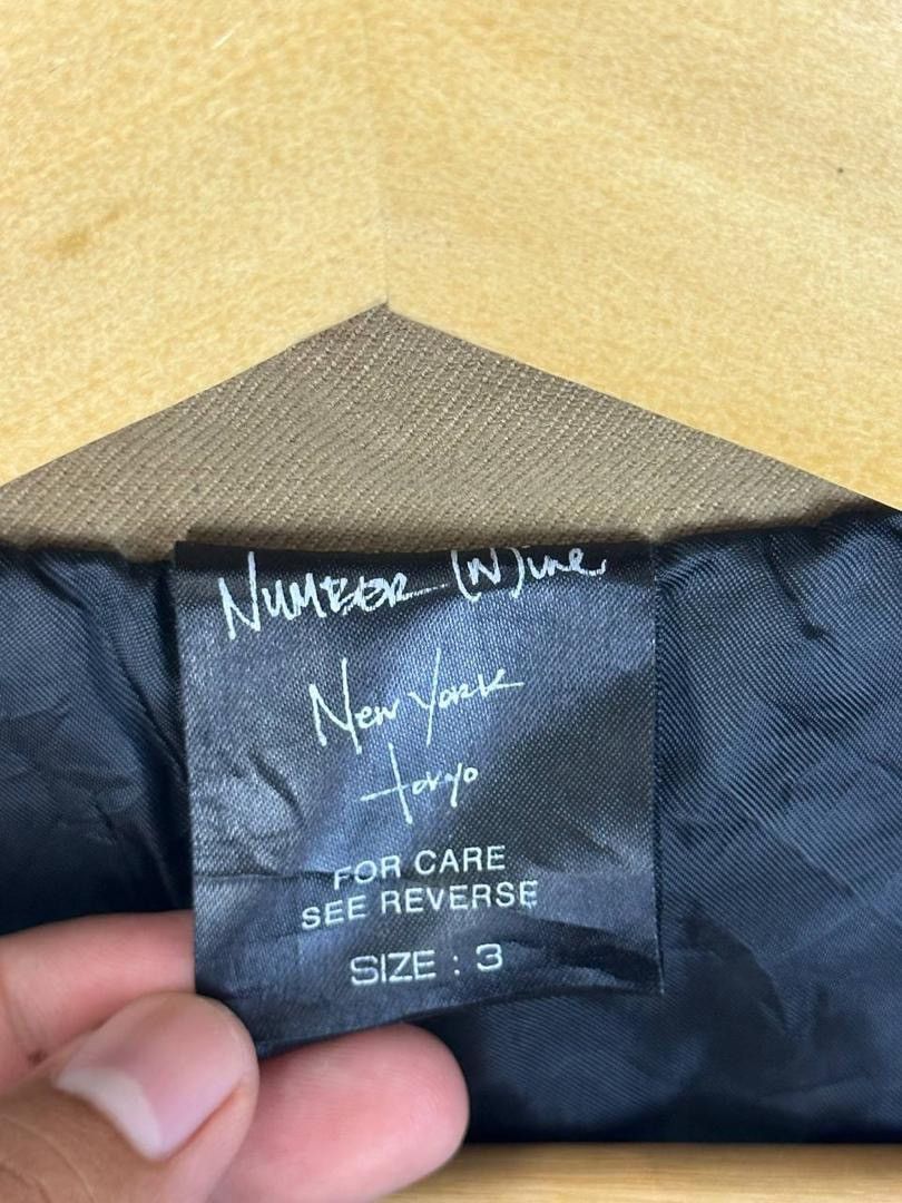 Number (N)ine Number (N)ine Cotton / Denim Down Coat (Pit 19) Size US XXS / EU 40 - 13 Thumbnail