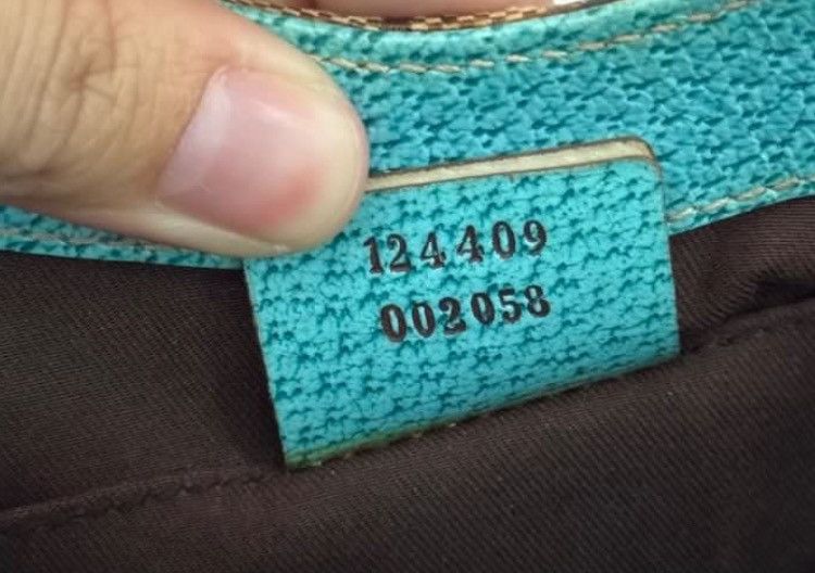 Gucci Gucci Beige/Turquoise GG Canvas and Leather Jackie O Hobo Size ONE SIZE - 14 Thumbnail