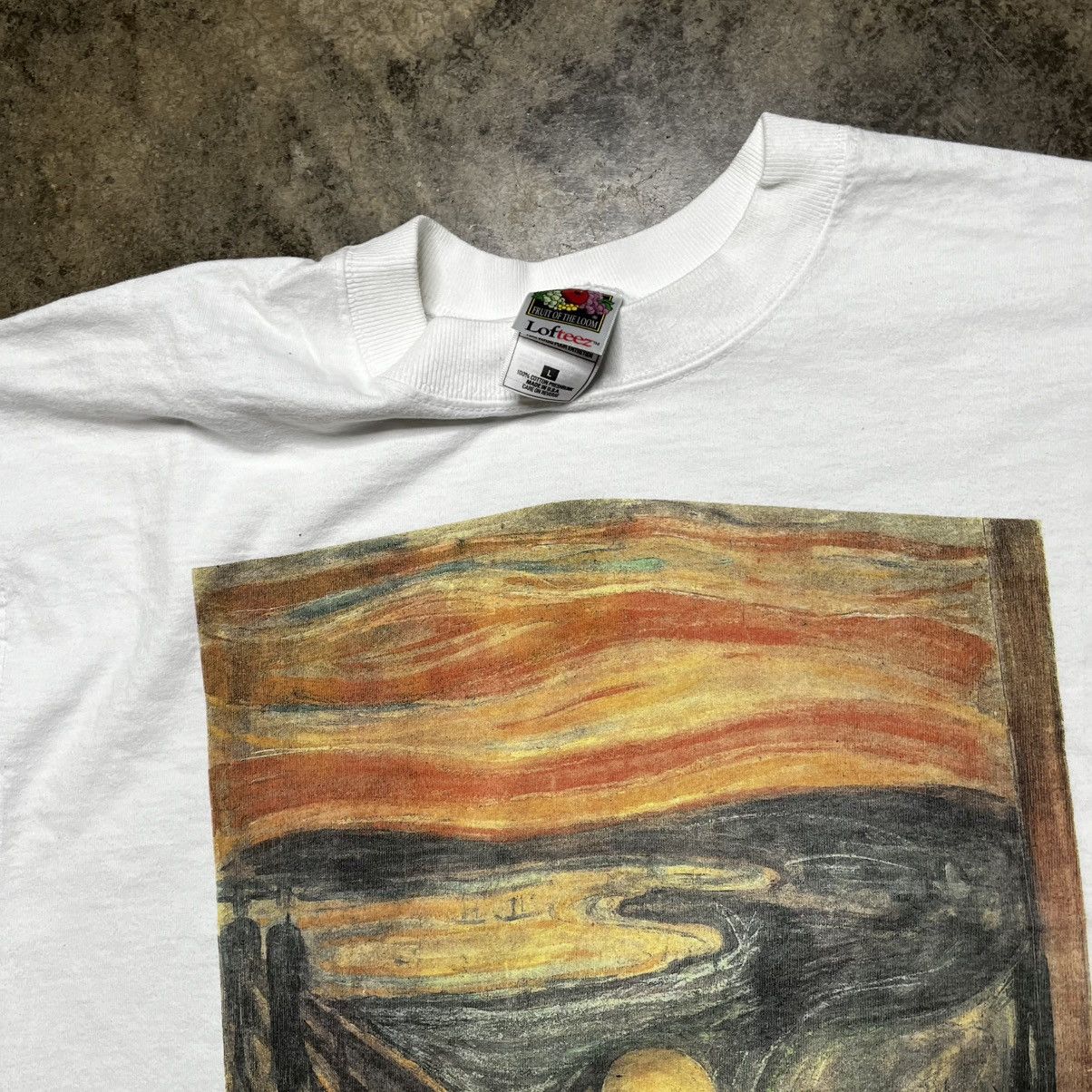 Vintage vintage 90 Edvard Munch The Scream art tshirt Size US L / EU 52-54 / 3 - 4 Thumbnail