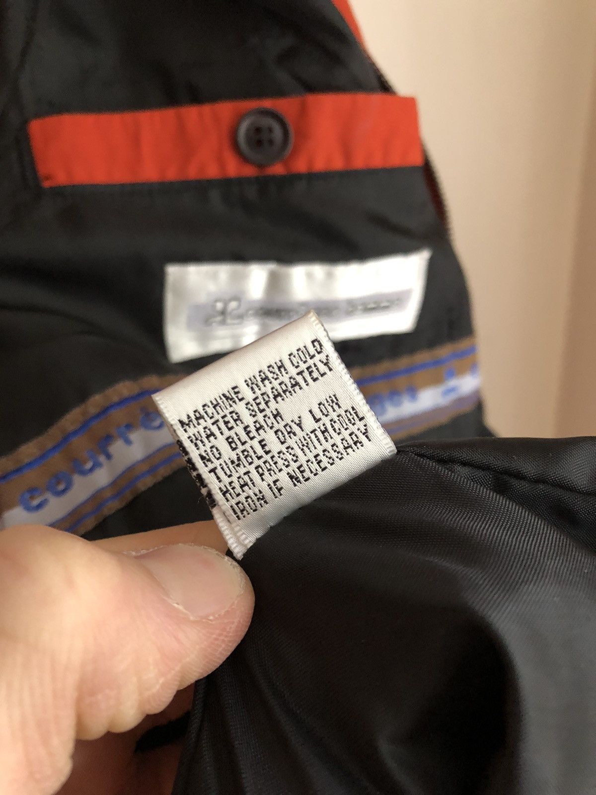 Andre Courreges × Courreges Courrèges Homme Vintage Burnt Orange Nautical Logo Jacket Size US L / EU 52-54 / 3 - 17 Thumbnail