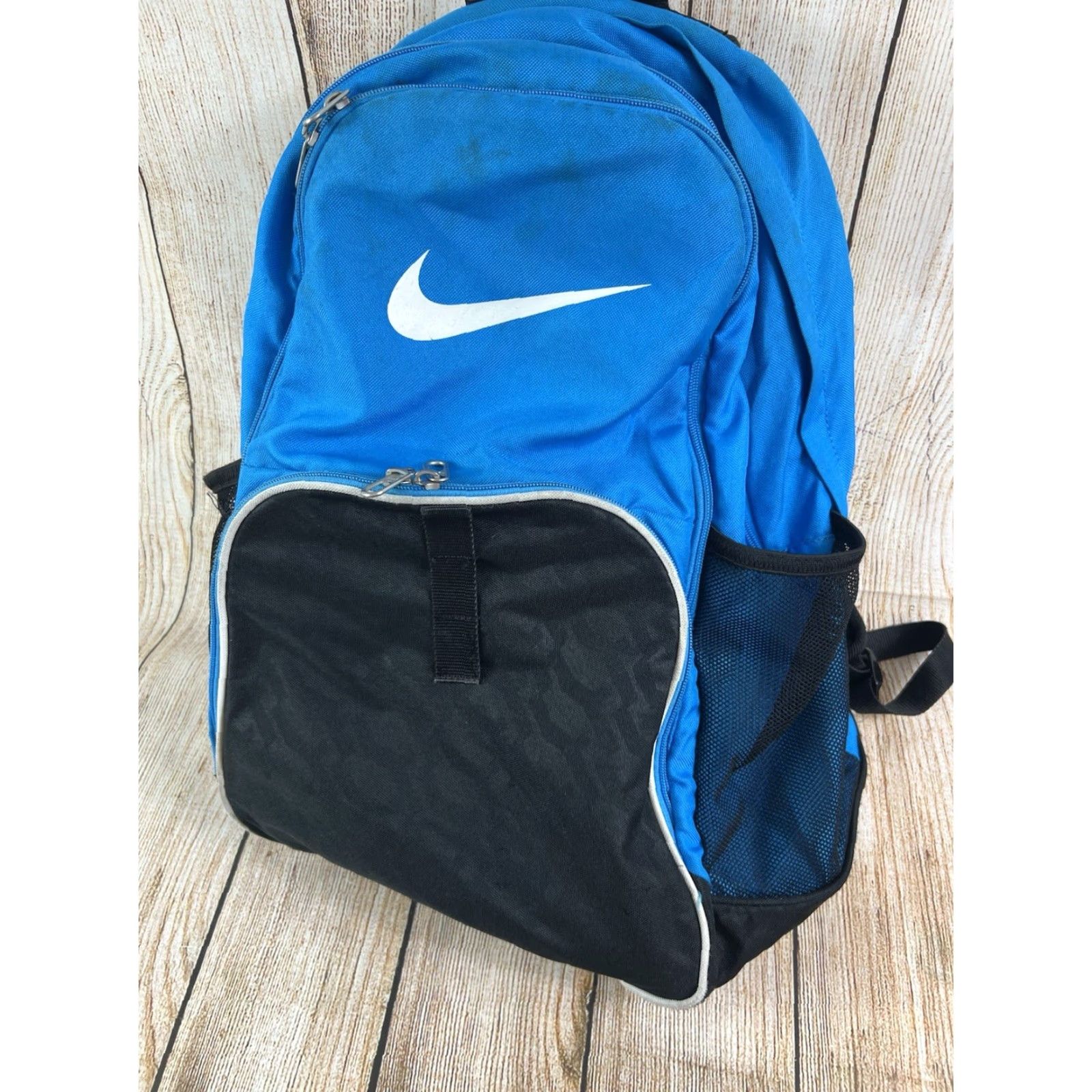 Nike Nike Backpack Large Black School Gym Bag Mens Size ONE SIZE - 2 Thumbnail