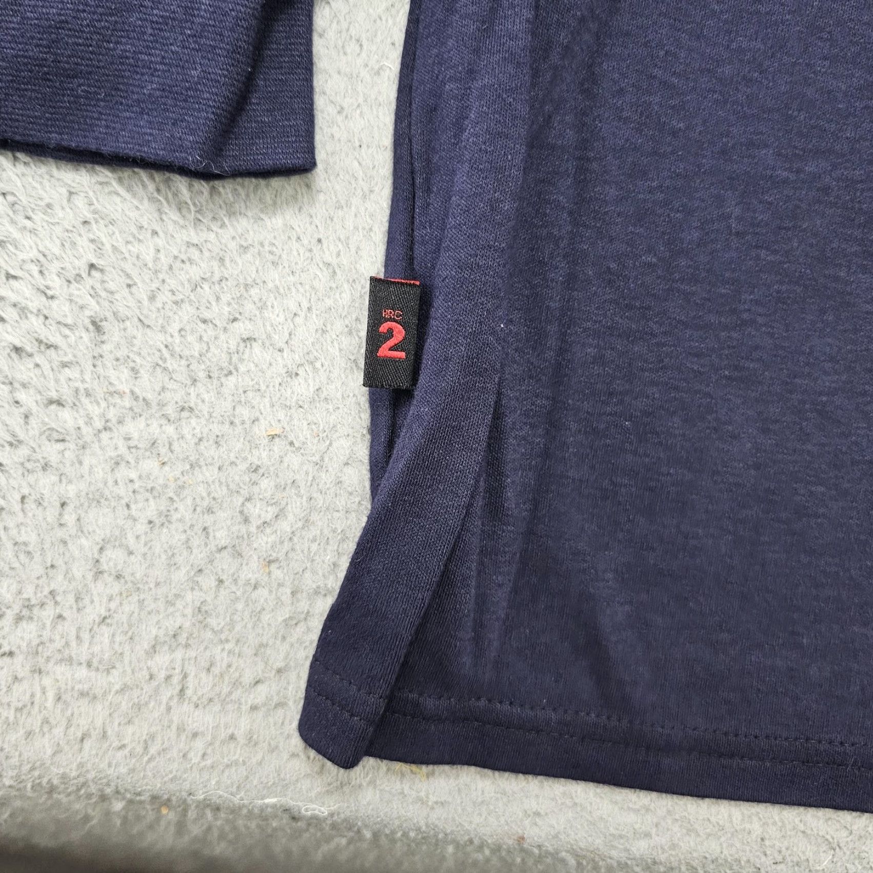Vintage Workrite Flame Resistant Shirt Mens XL Mock Turtleneck Long Sleeve Navy Blue 278ULK65NB FR Arc Resistant Size US XL / EU 56 / 4 - 2 Thumbnail