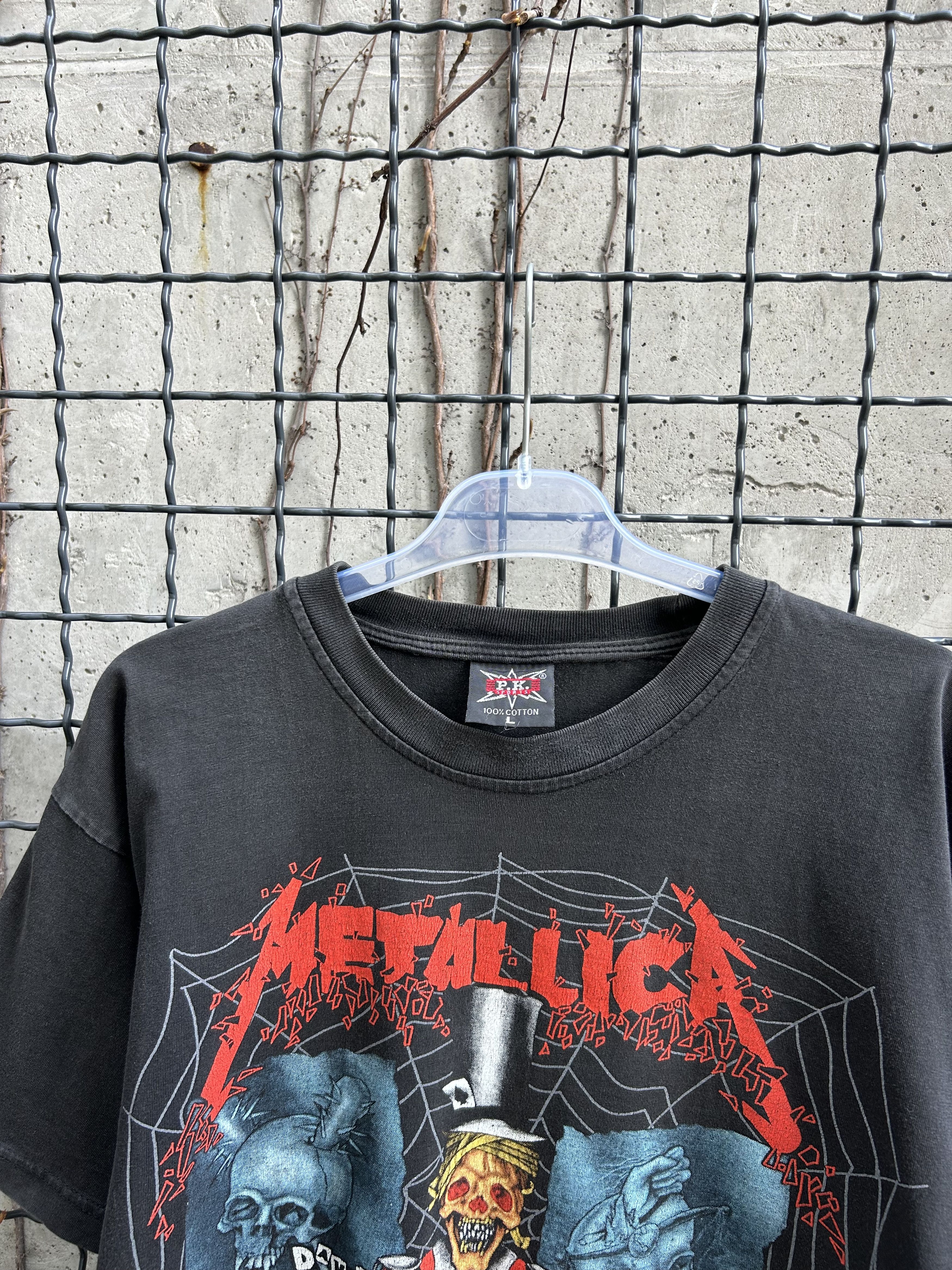 Band Tees Vintage 90s Metallica Ringmaster Rock Band T-shirt Size US L / EU 52-54 / 3 - 4 Thumbnail