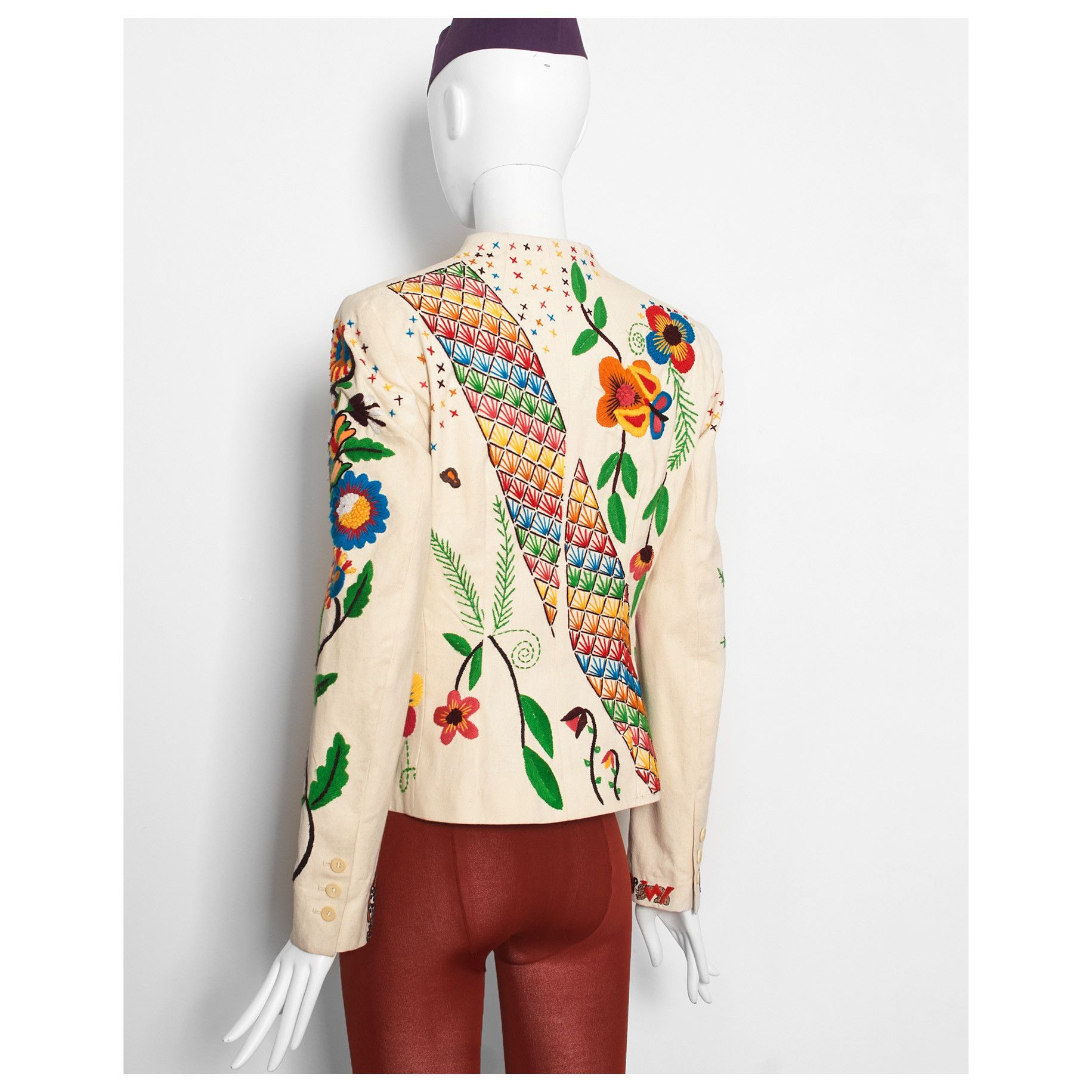 Bernhard Willhelm vintage 2003 embroidered BERNHARD WILLHELM folklore jacket Size S / US 4 / IT 40 - 5 Thumbnail