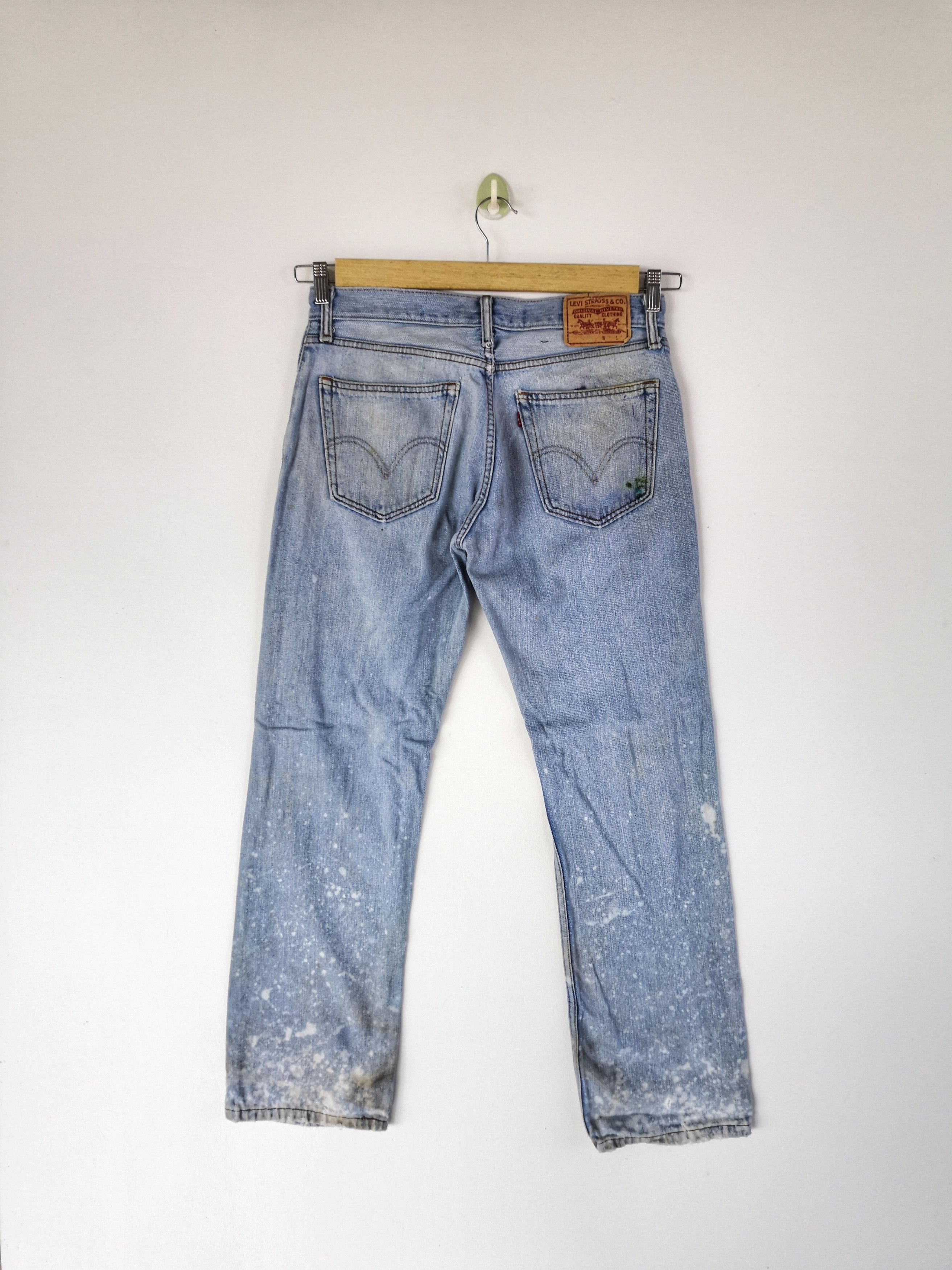 Levi's Vintage Y2K Levis 505 Light Wash Denim Levi's Faded Jeans Size US 32 / EU 48 - 2 Thumbnail