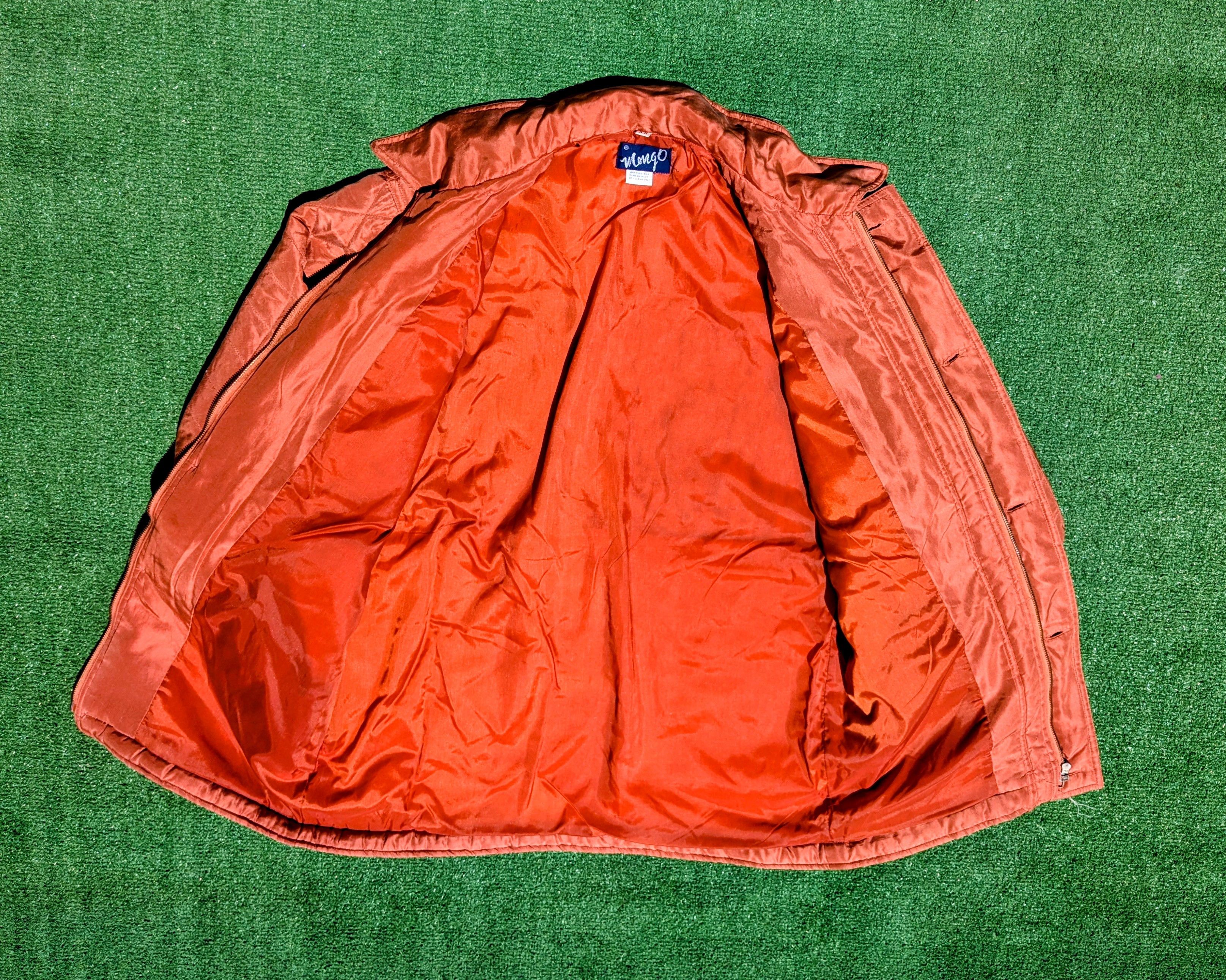 Other Vintage Silk Mongo Jacket Womens XS Persimmon Parka Coat Size XS / US 0-2 / IT 36-38 - 6 Thumbnail